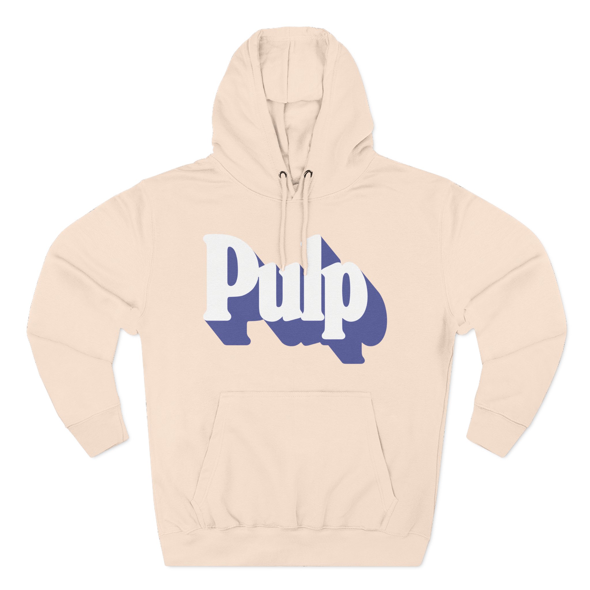Pulp Shadow Logo Three-Panel Fleece Hoodie