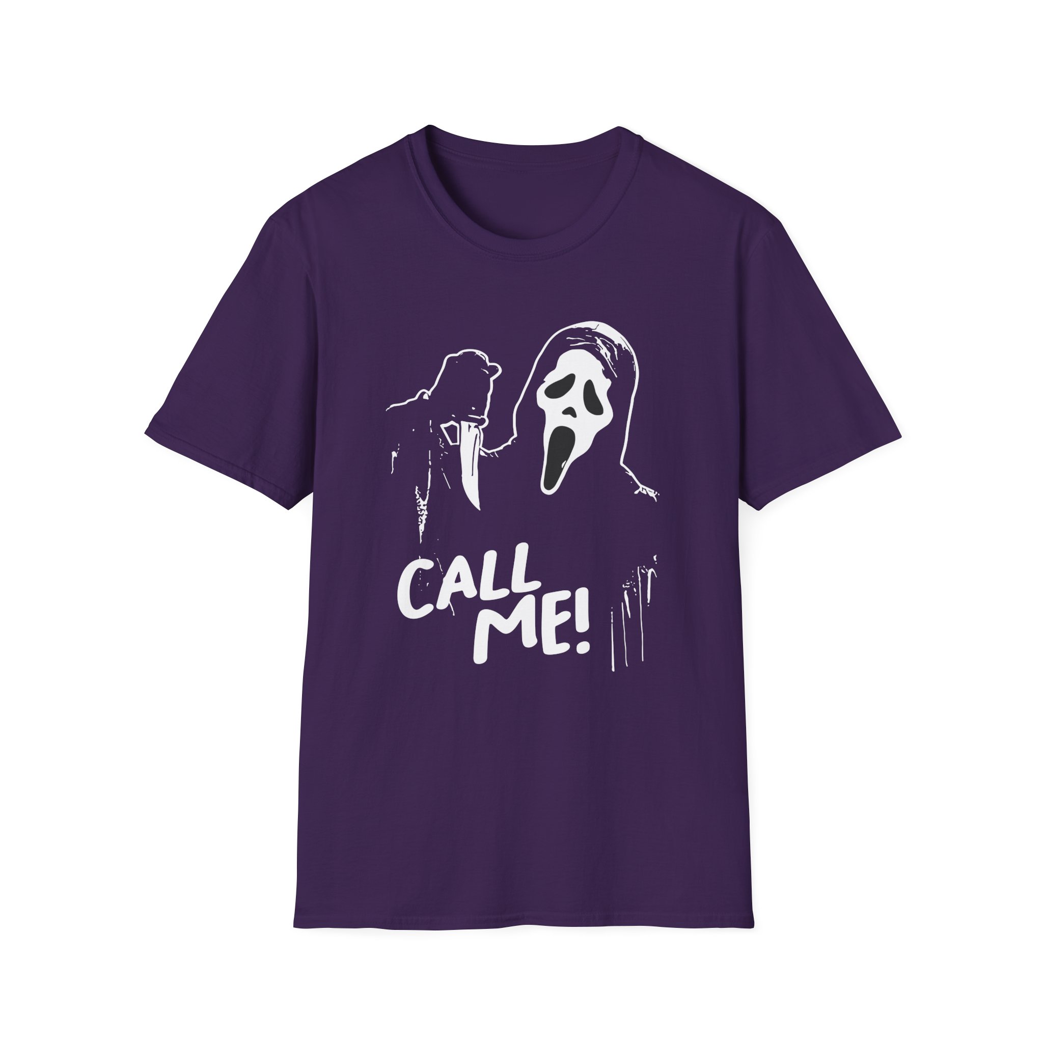 Ghostface CALL ME Unisex Softstyle T-Shirt