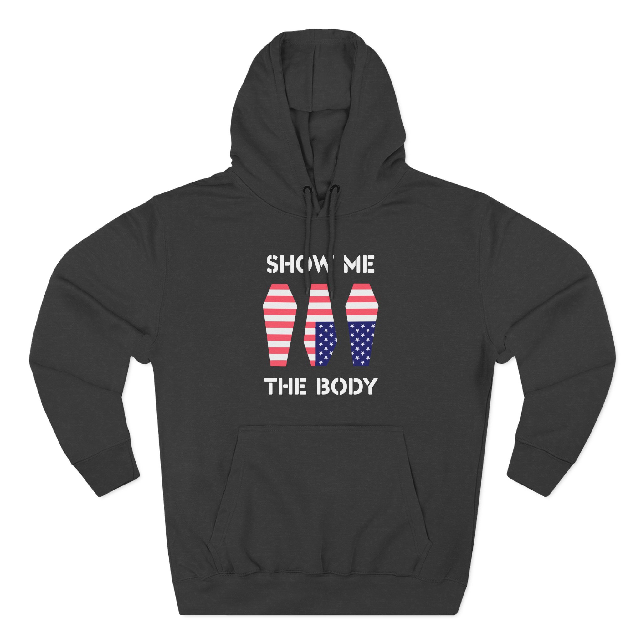 Show Me the Body Coffin Three-Panel Fleece Hoodie