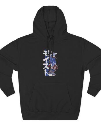 Moist Anime Three-Panel Fleece Hoodie