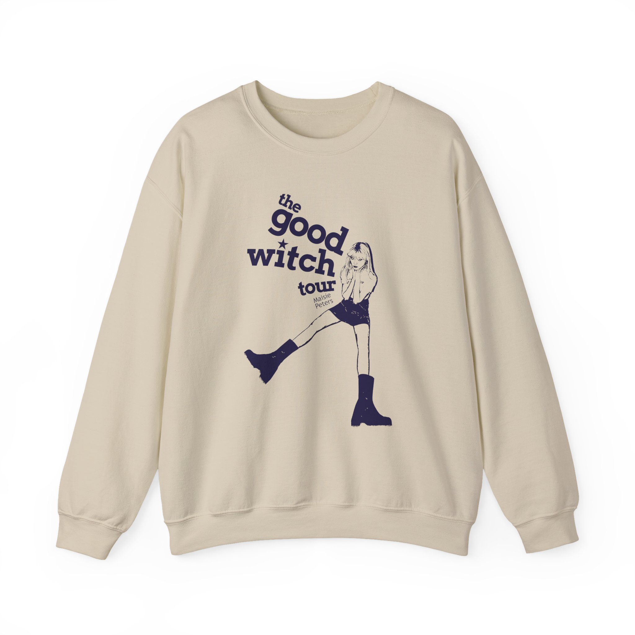 Maisie Peters the Good With Uk/eu 23/24 Tour Unisex Heavy Blendâ„¢ Crewneck Sweatshirt