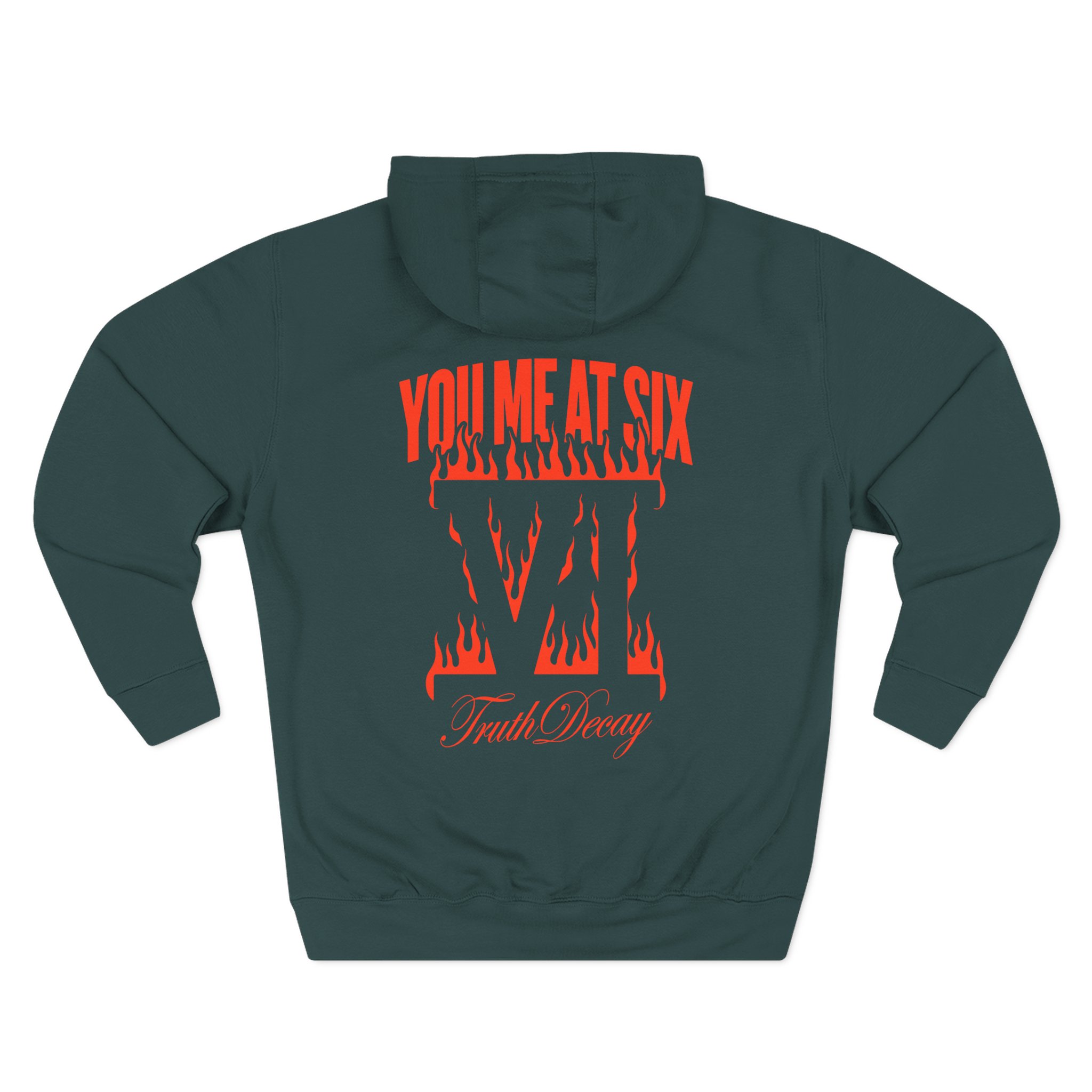 You Me at Six Truth Decay Vi Three-Panel Fleece Hoodie