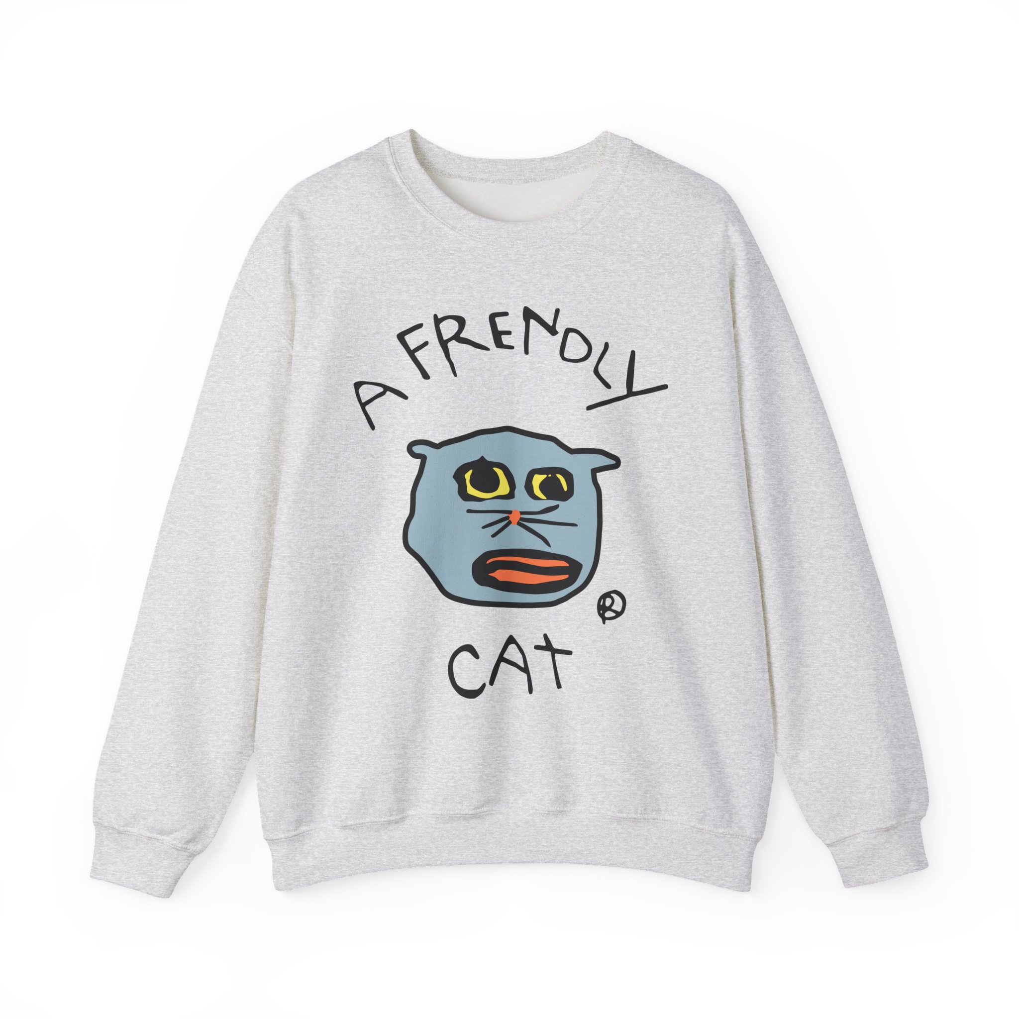 Lirik Just a Frendly Cat Unisex Heavy Blendâ„¢ Crewneck Sweatshirt