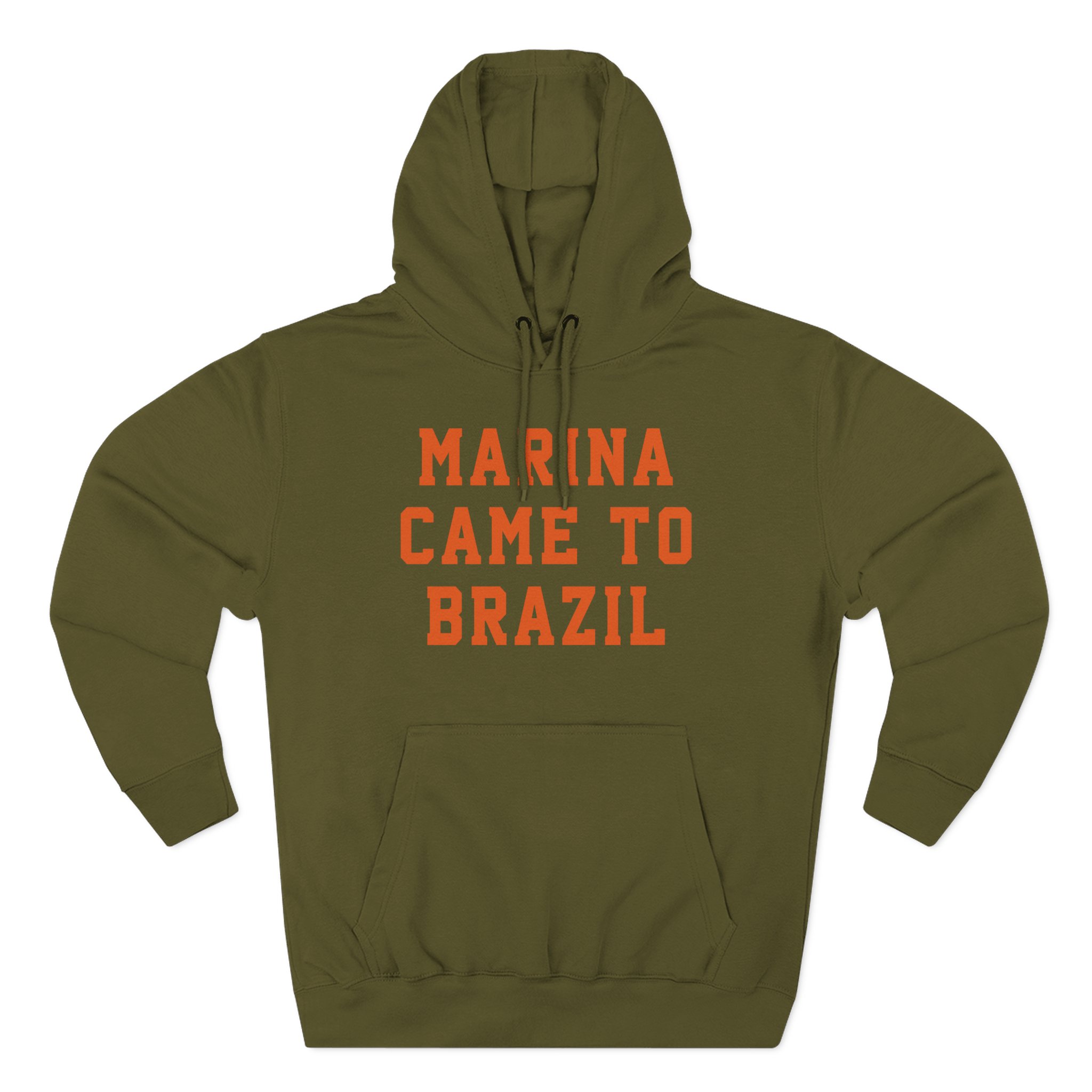 Marina Came to Brazil Three-Panel Fleece Hoodie