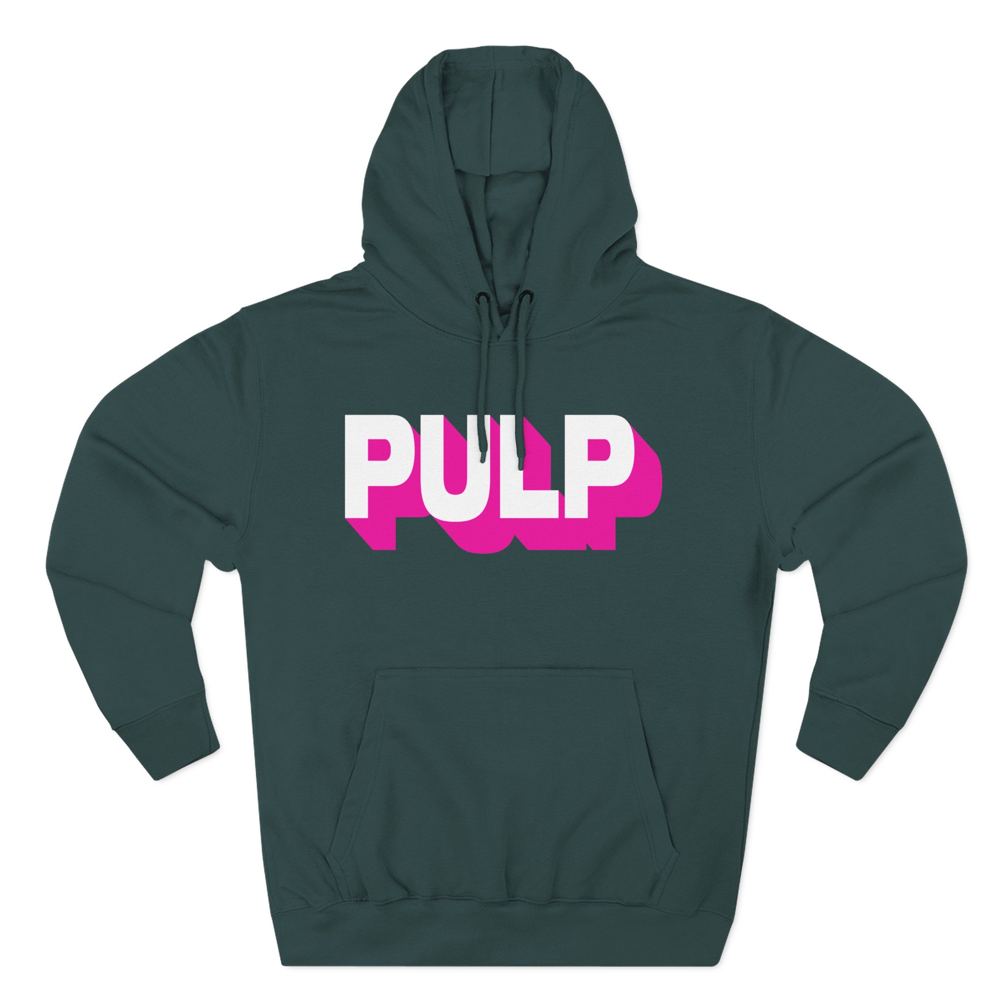 Pulp Logo Three-Panel Fleece Hoodie