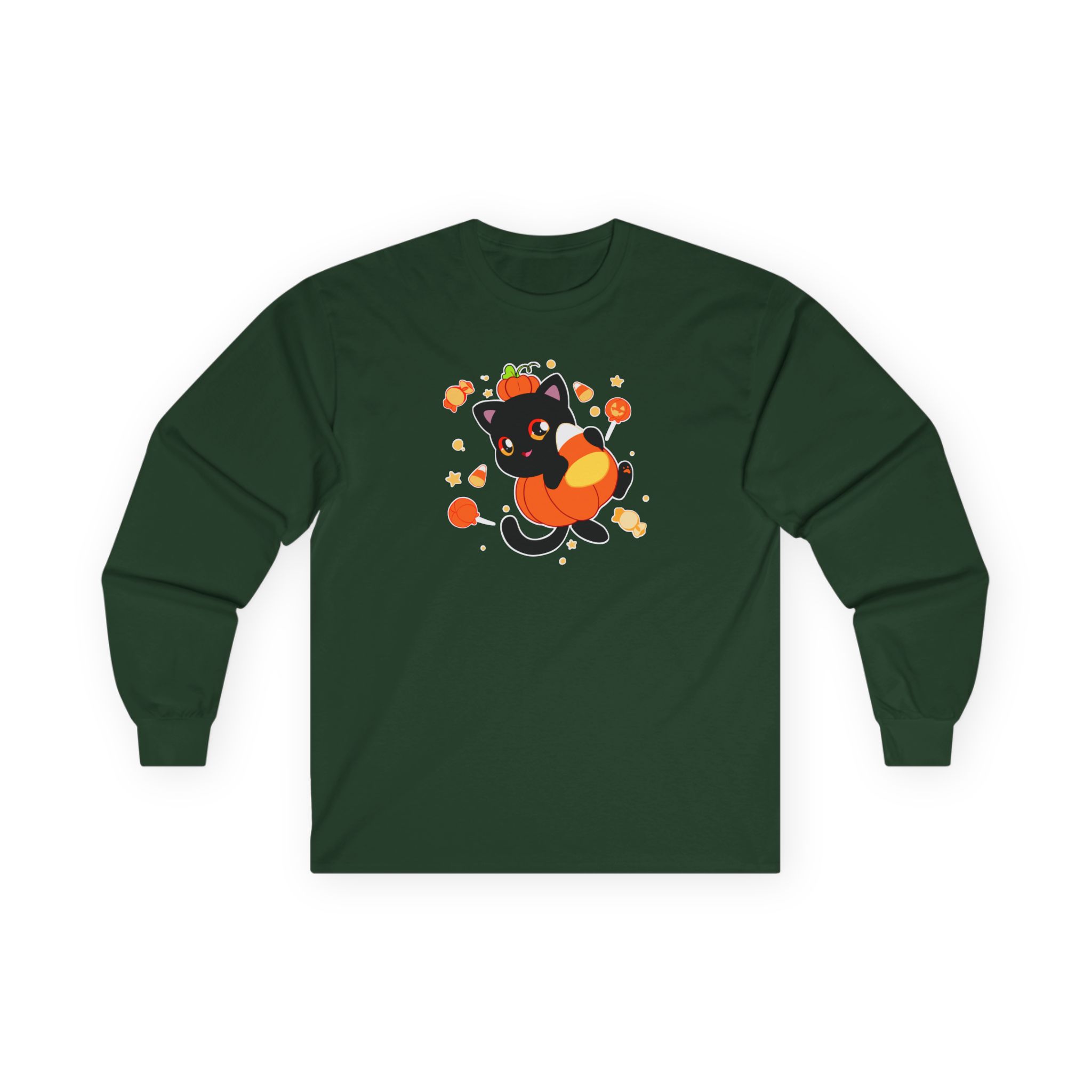 Aphmau Pumpkin Cat Unisex Ultra Cotton Long Sleeve Tee