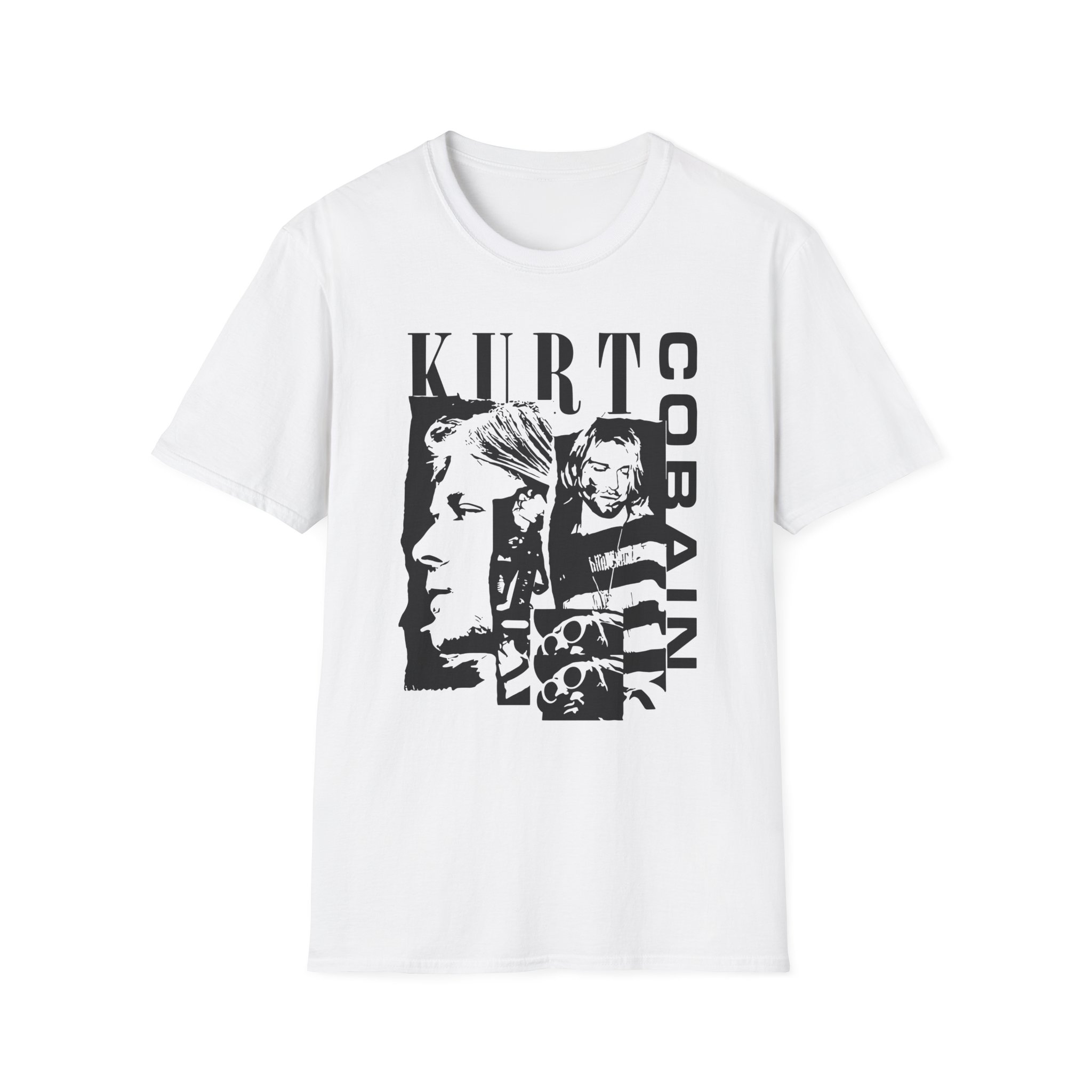 Kurt Cobain Unisex Softstyle T-Shirt