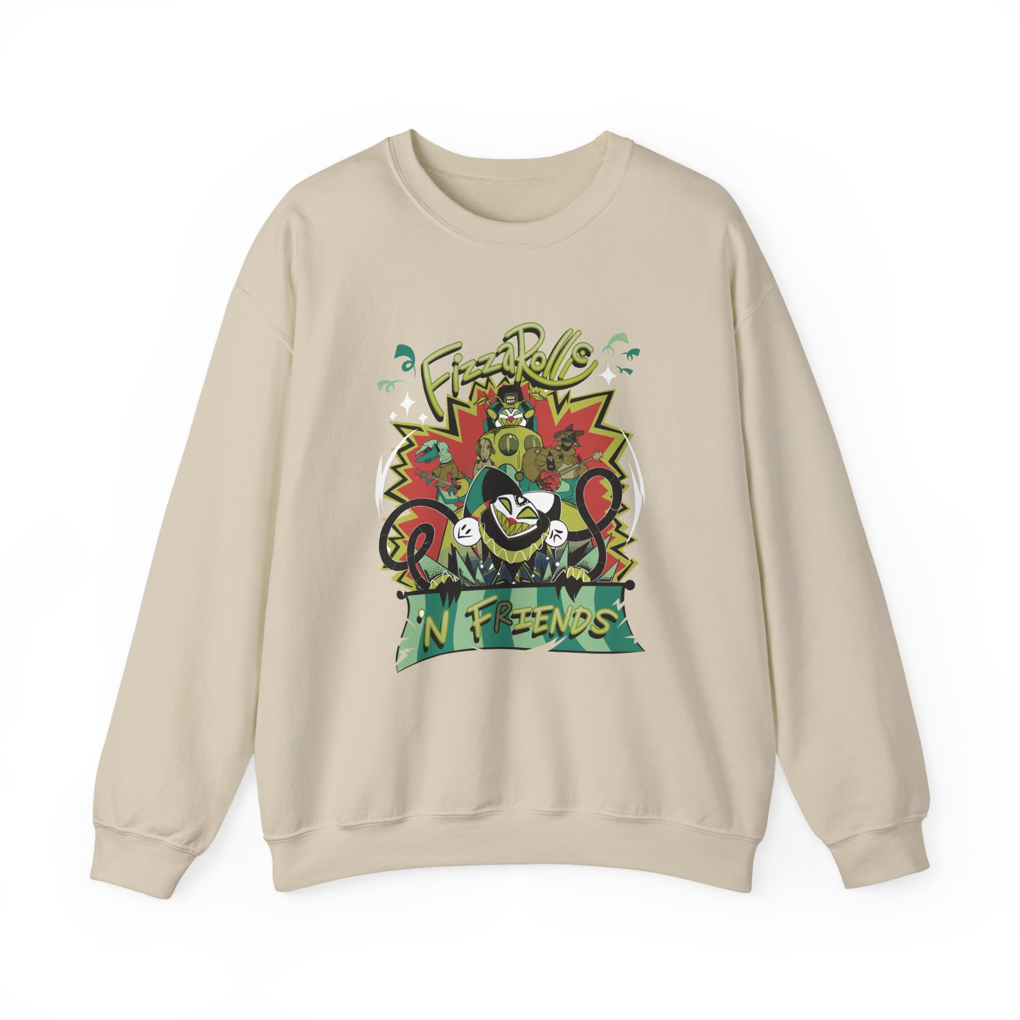Helluva Boss Fizz N Friends Unisex Heavy Blendâ„¢ Crewneck Sweatshirt