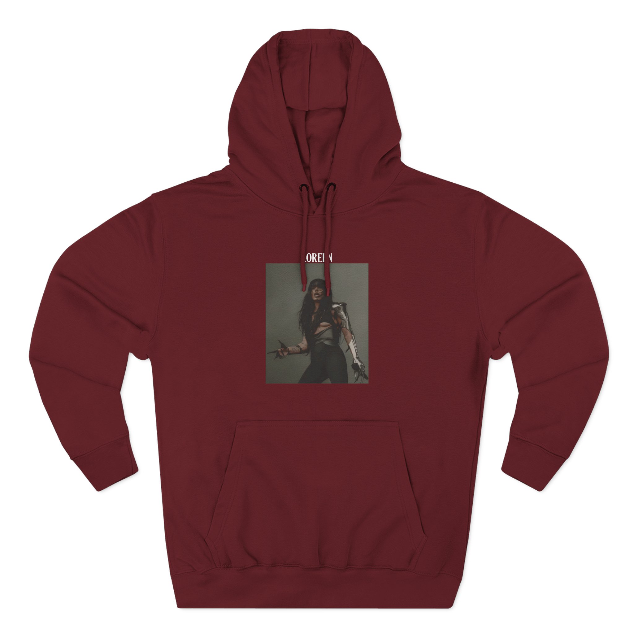 Loreen Photo Three-Panel Fleece Hoodie