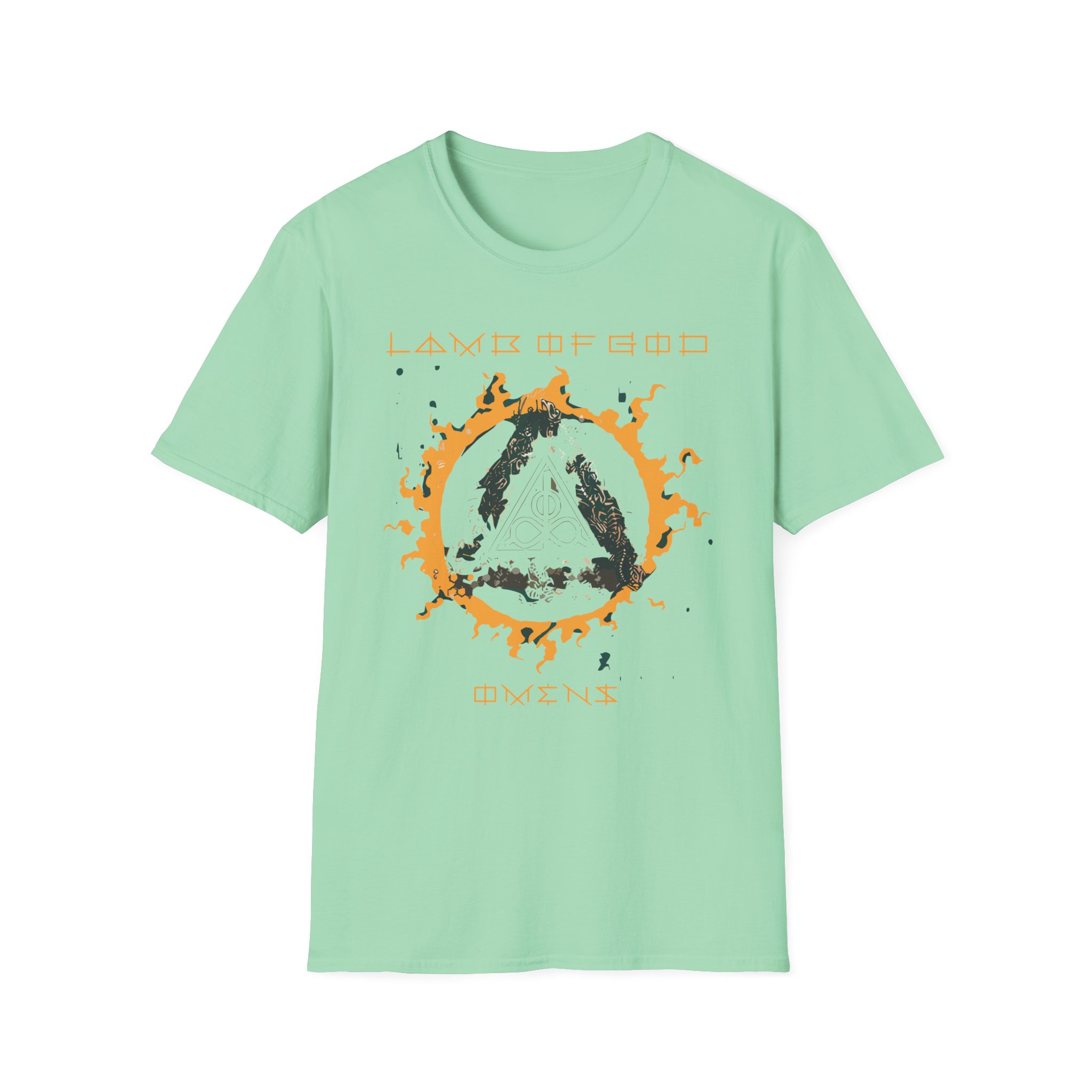 Lamb of God Omens Triangle Unisex Softstyle T-Shirt