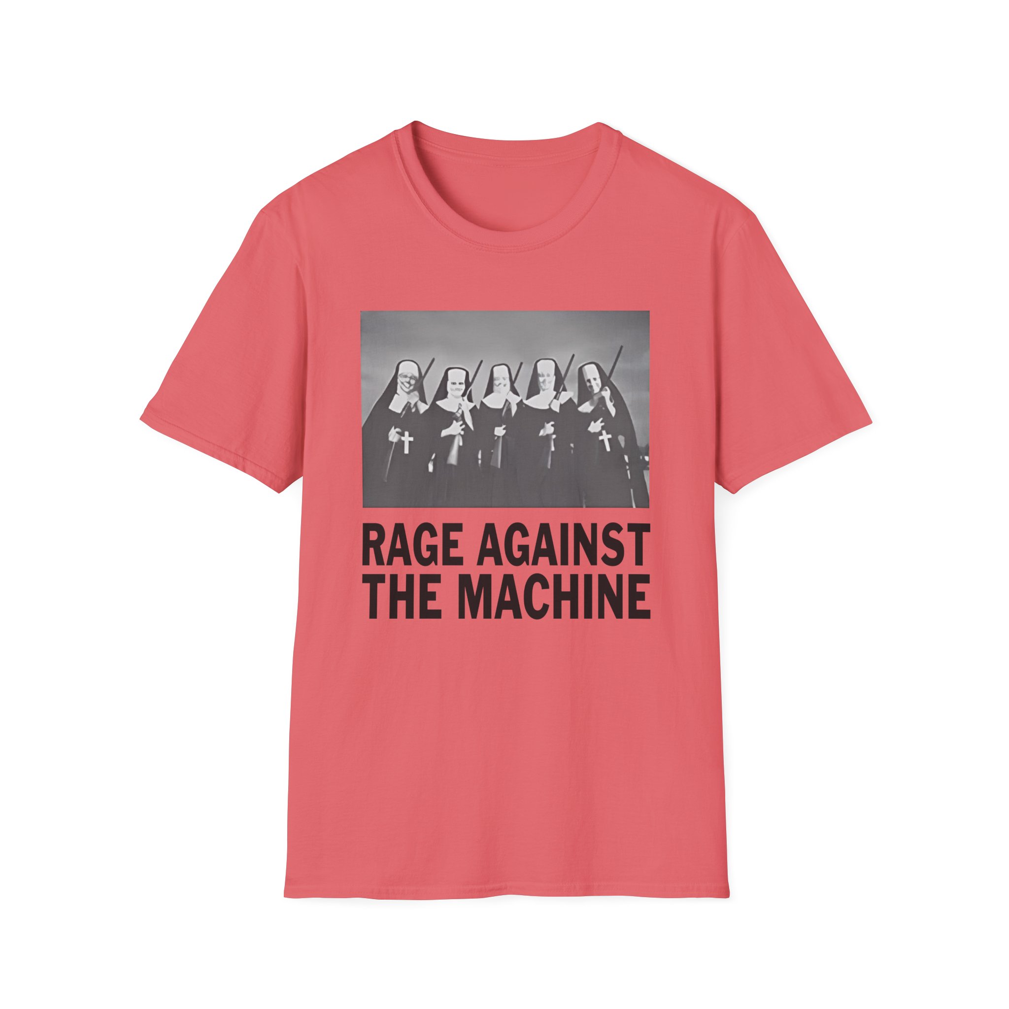 Rage Against the Machine Nuns and Guns Unisex Softstyle T-Shirt