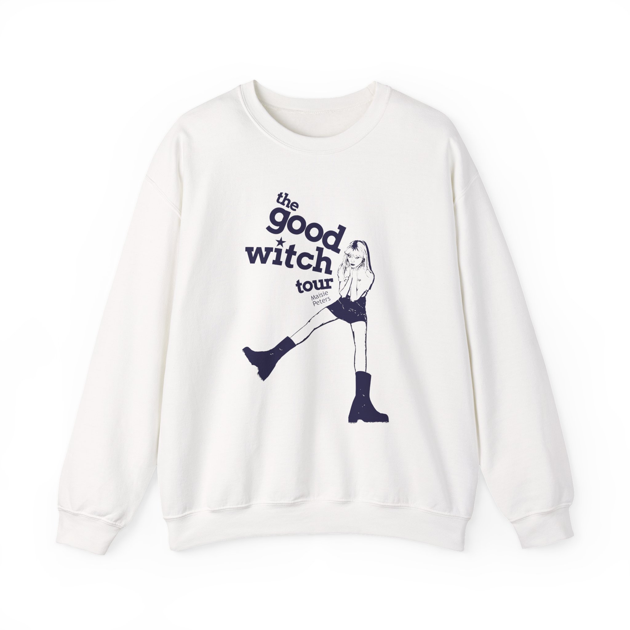 Maisie Peters the Good With Uk/eu 23/24 Tour Unisex Heavy Blendâ„¢ Crewneck Sweatshirt