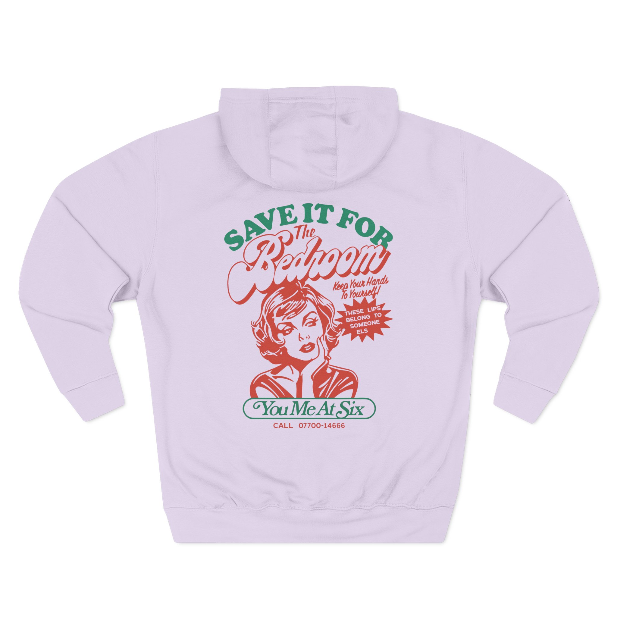 You Me at Six Toyc15 Save It for the Bedroom Three-Panel Fleece Hoodie