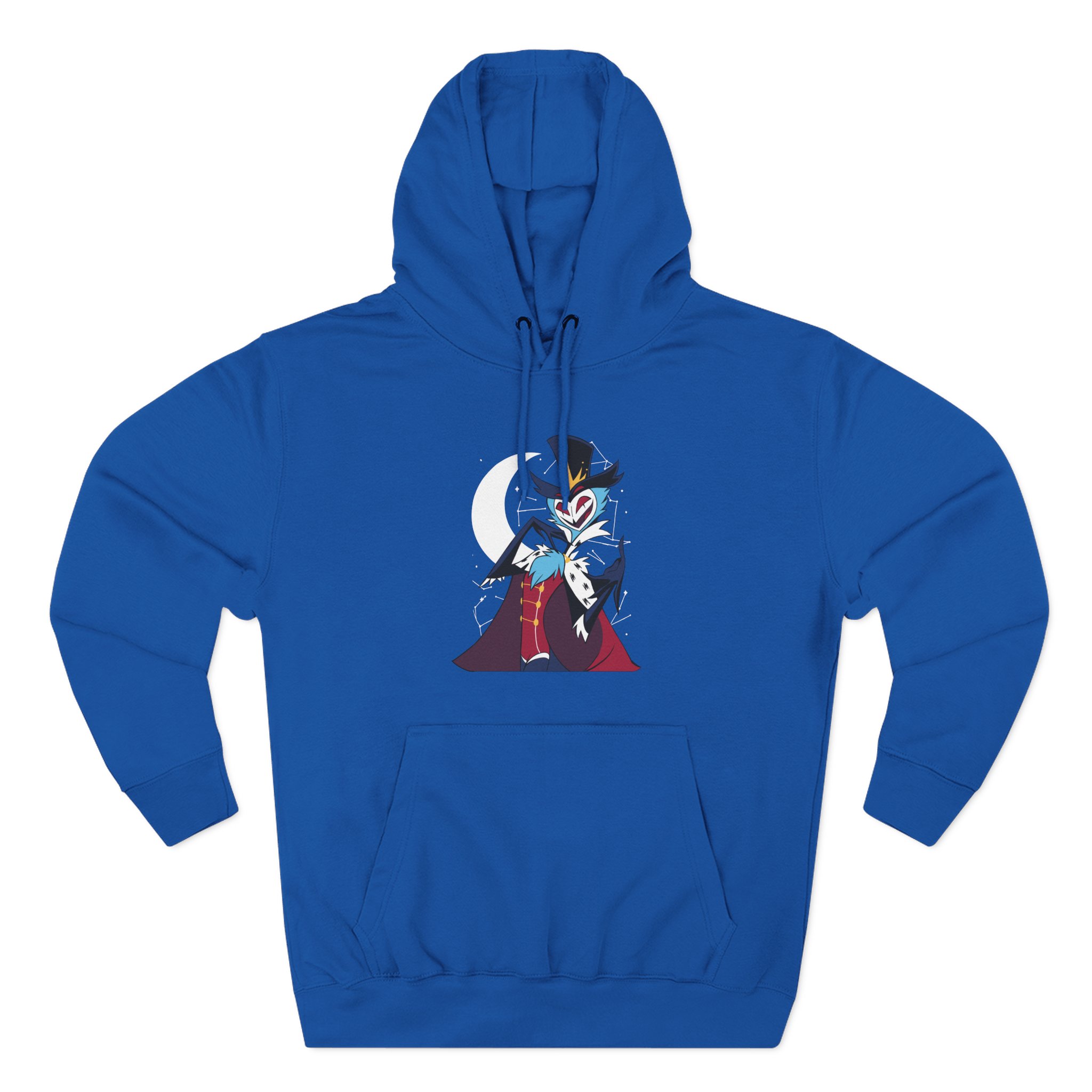 Helluva Boss Stolas Three-Panel Fleece Hoodie