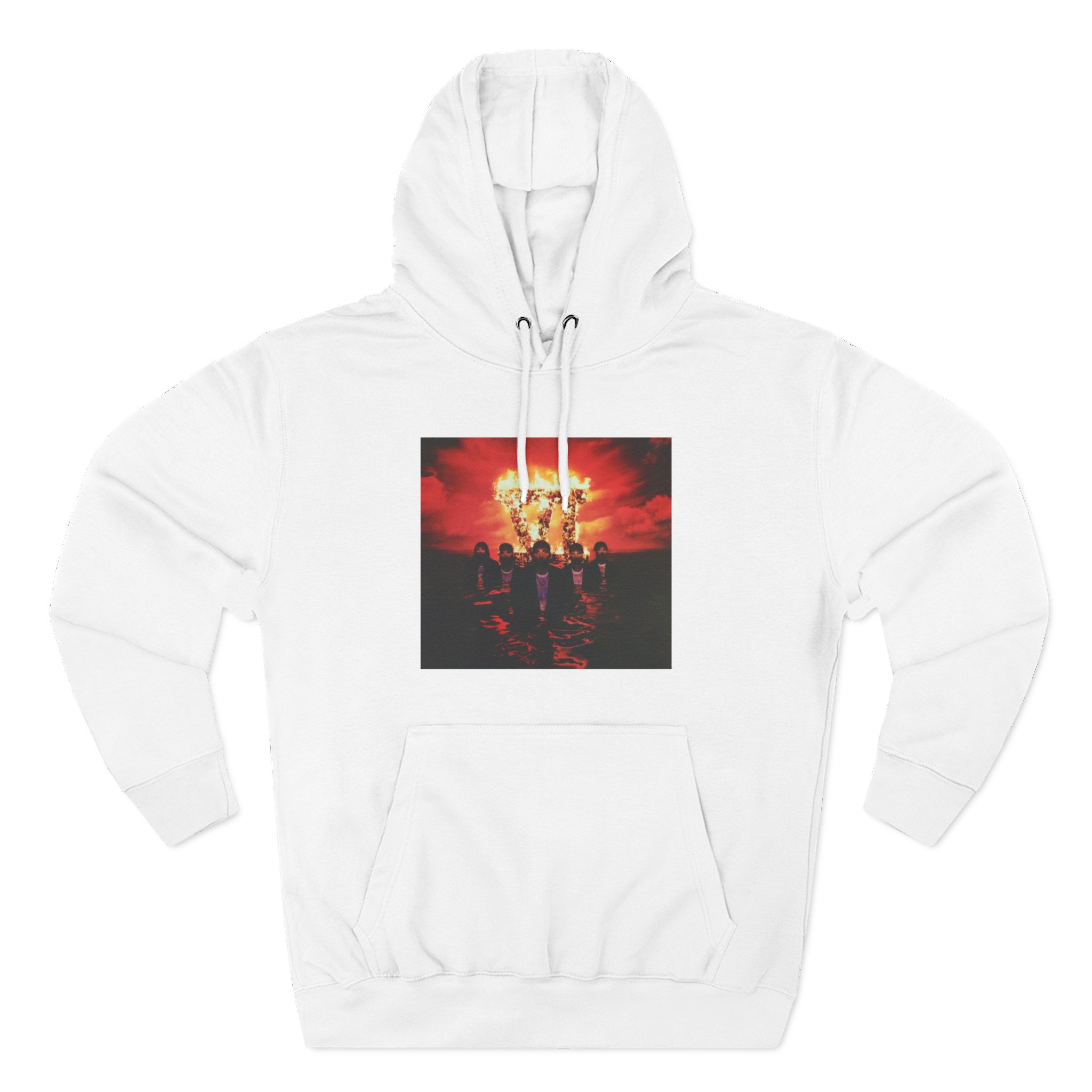 You Me at Six Truth Decay Three-Panel Fleece Hoodie
