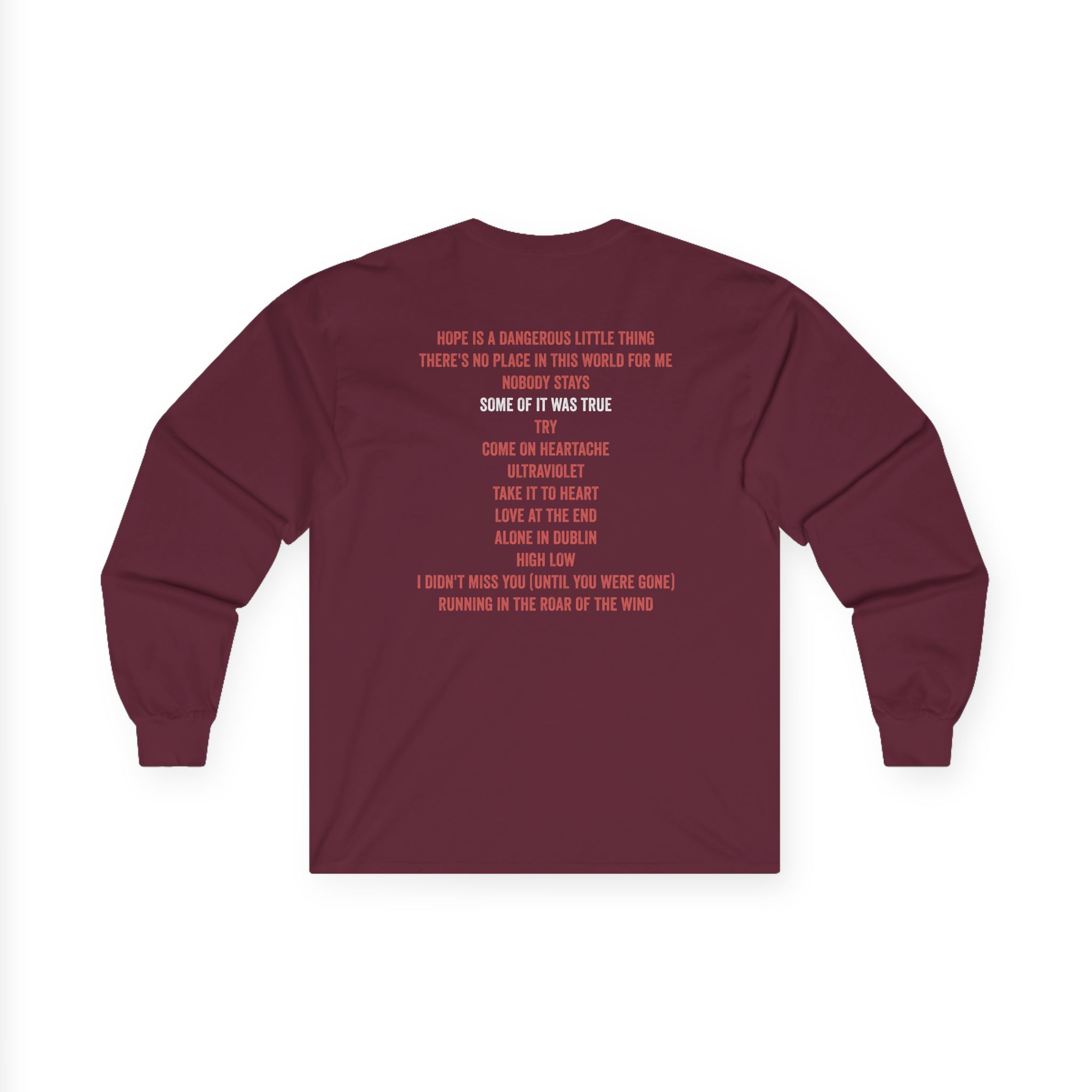 The Menzingers Tracklist Unisex Ultra Cotton Long Sleeve Tee