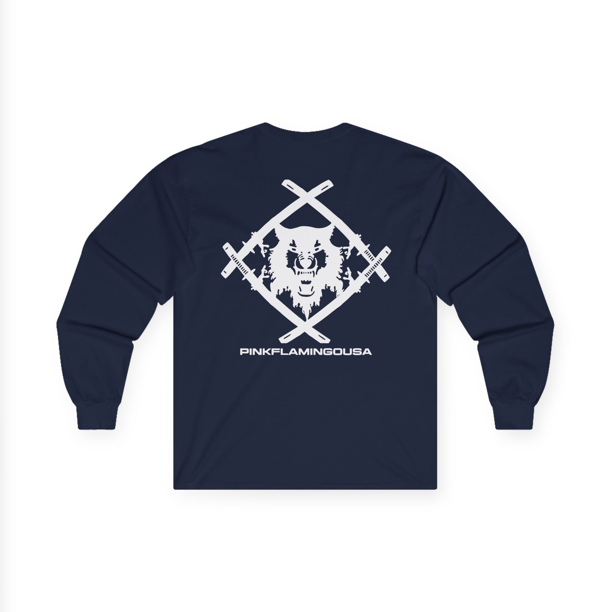 Xavier Wulf Pinkflamingousa Unisex Ultra Cotton Long Sleeve Tee