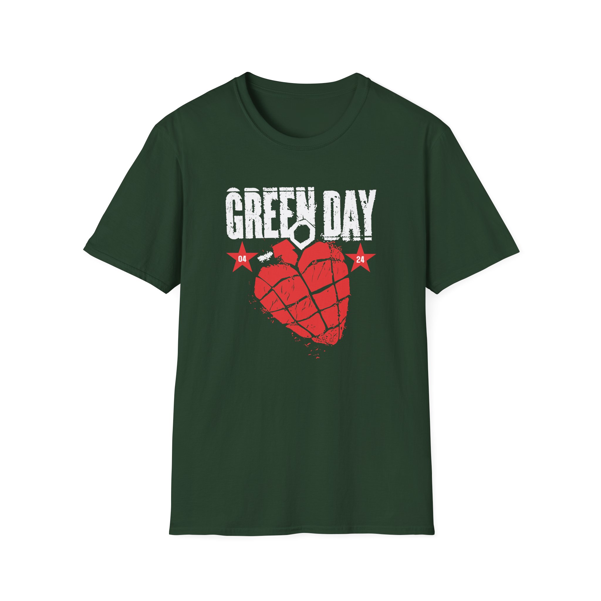 Green Day 20 Years of Idiot Unisex Softstyle T-Shirt