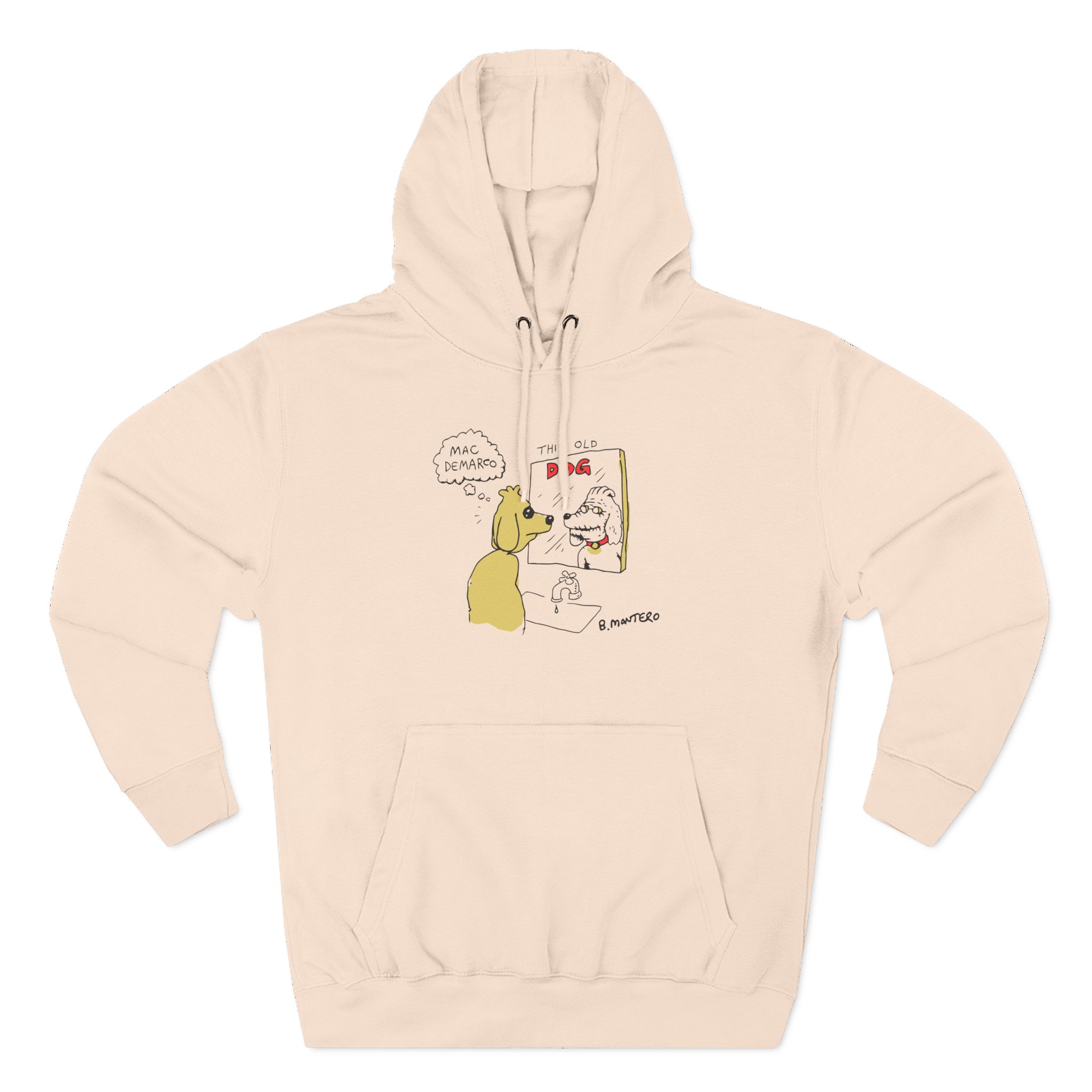 Mac Demarco Dog Mirror Three-Panel Fleece Hoodie