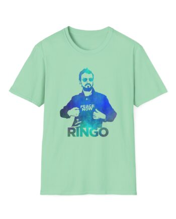 Ringo Starr Peace Now Mint Unisex Softstyle T-Shirt