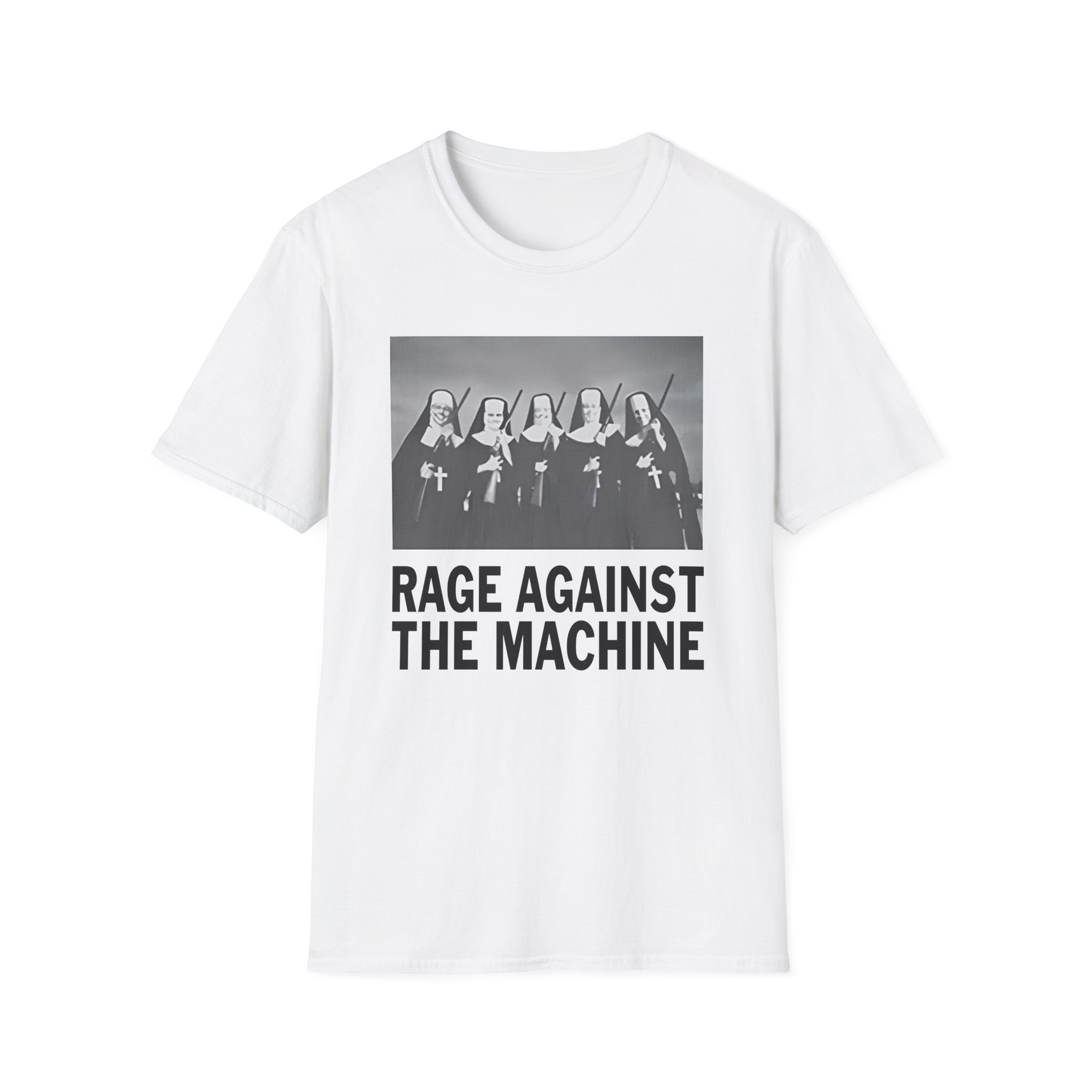 Rage Against the Machine Nuns and Guns Unisex Softstyle T-Shirt
