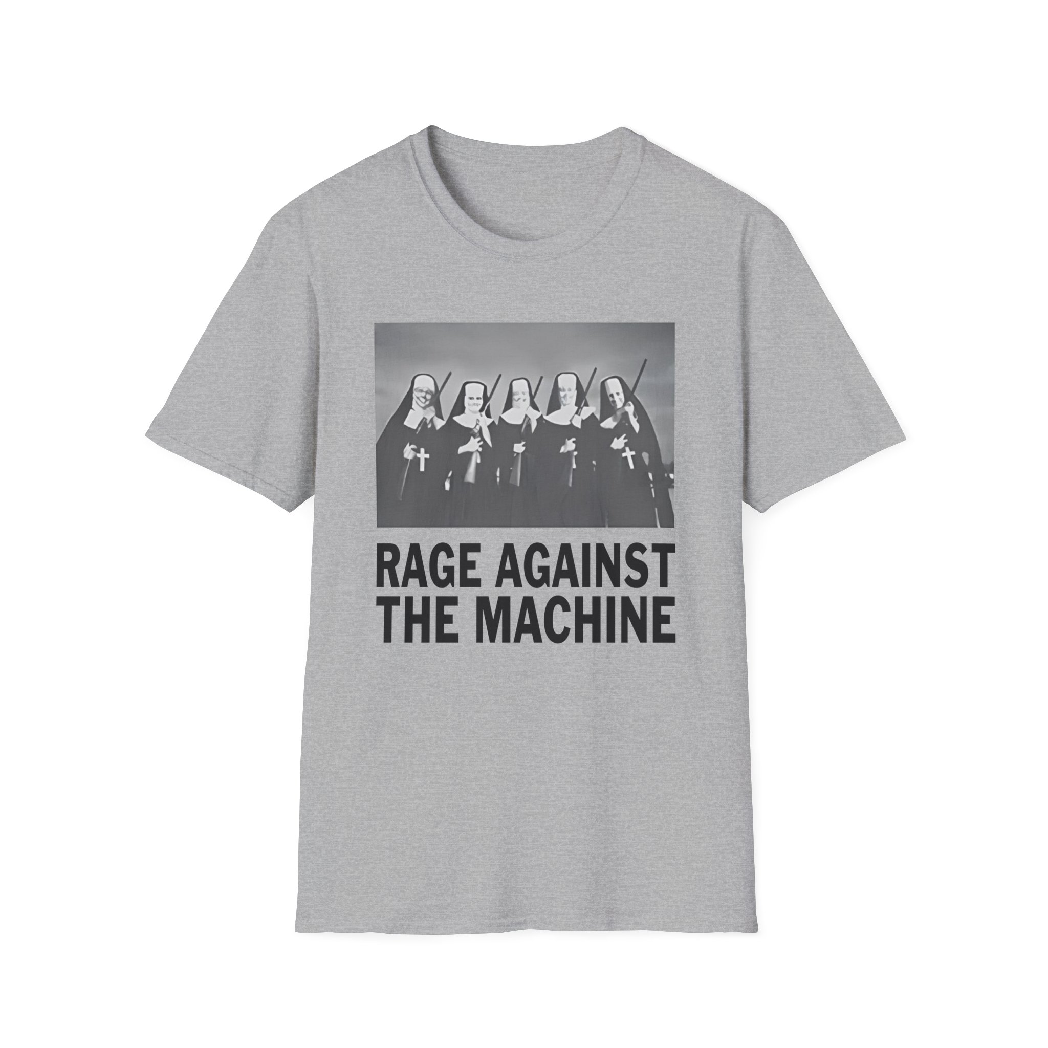 Rage Against the Machine Nuns and Guns Unisex Softstyle T-Shirt