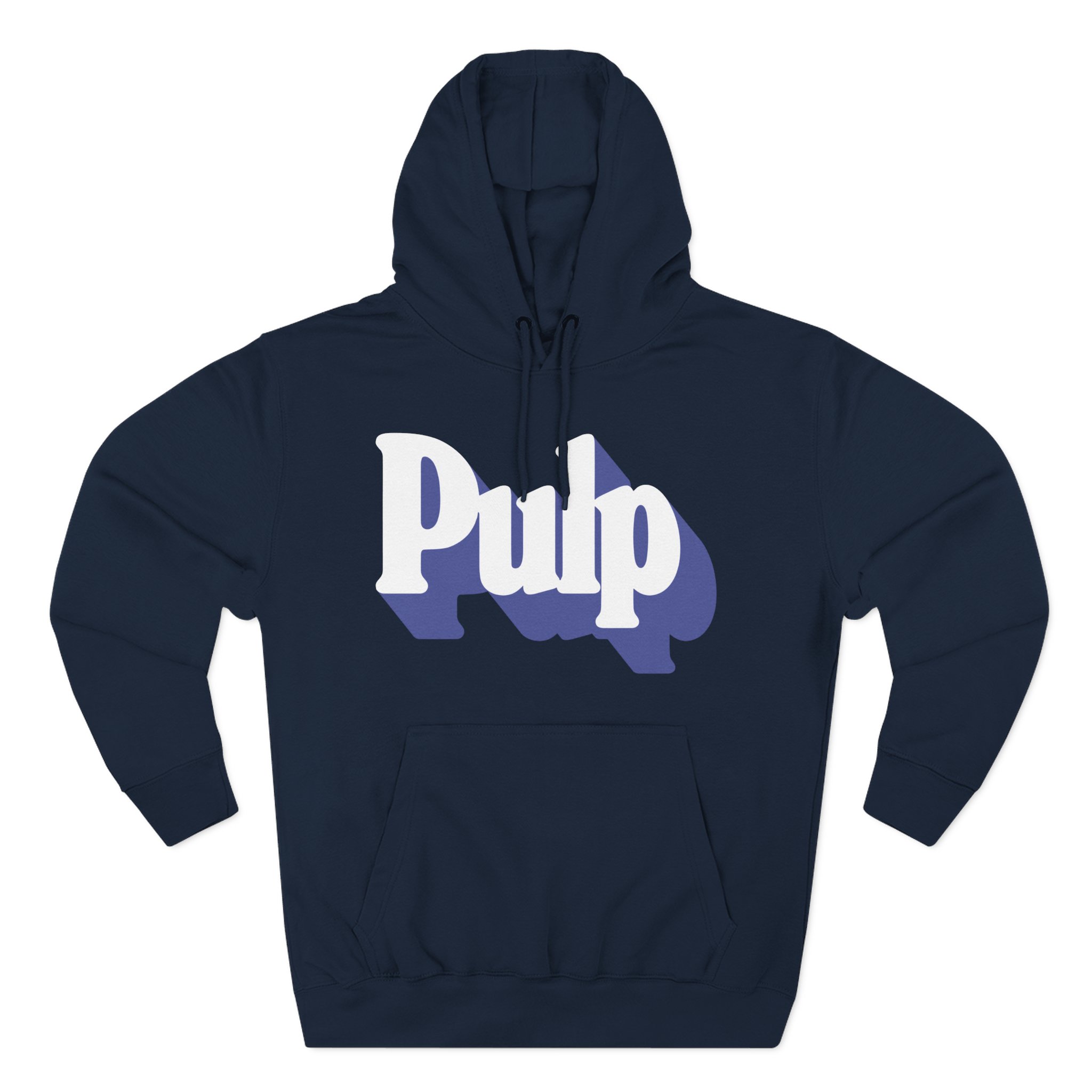 Pulp Shadow Logo Three-Panel Fleece Hoodie