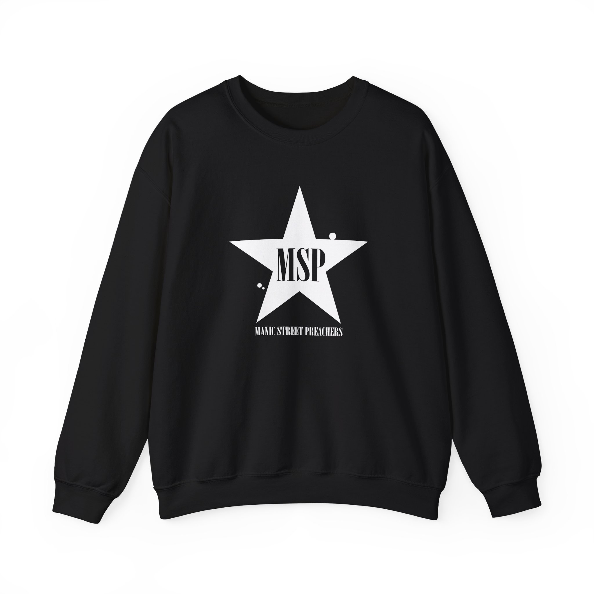 Manic Street Preachers Distressed Star Unisex Heavy Blendâ„¢ Crewneck Sweatshirt