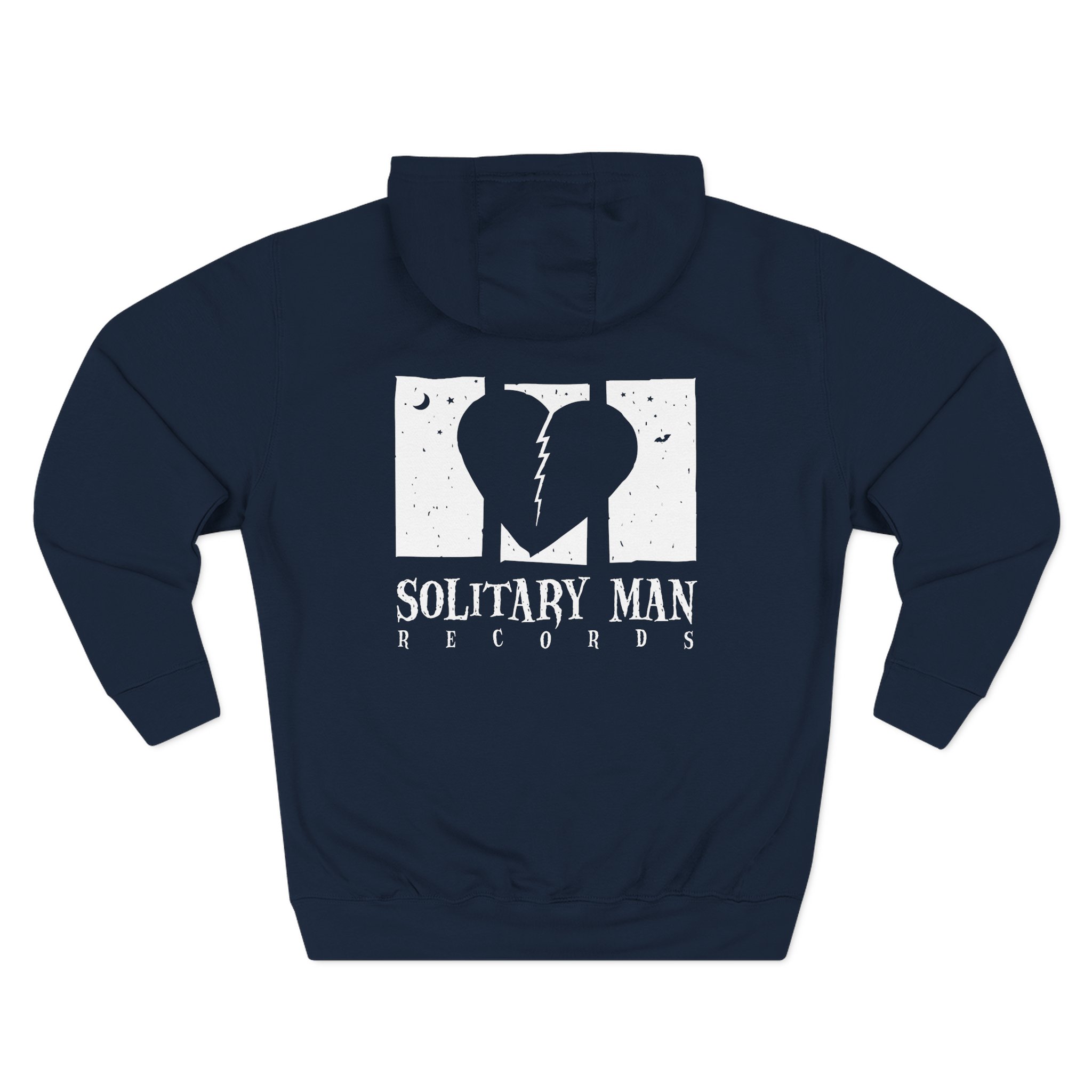 Donots Solitary Man Logo Three-Panel Fleece Hoodie