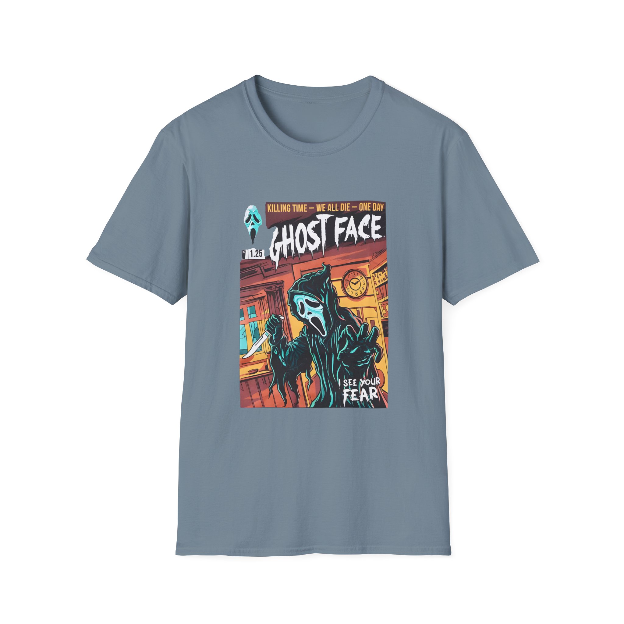 Ghostface Comic Cover Unisex Softstyle T-Shirt