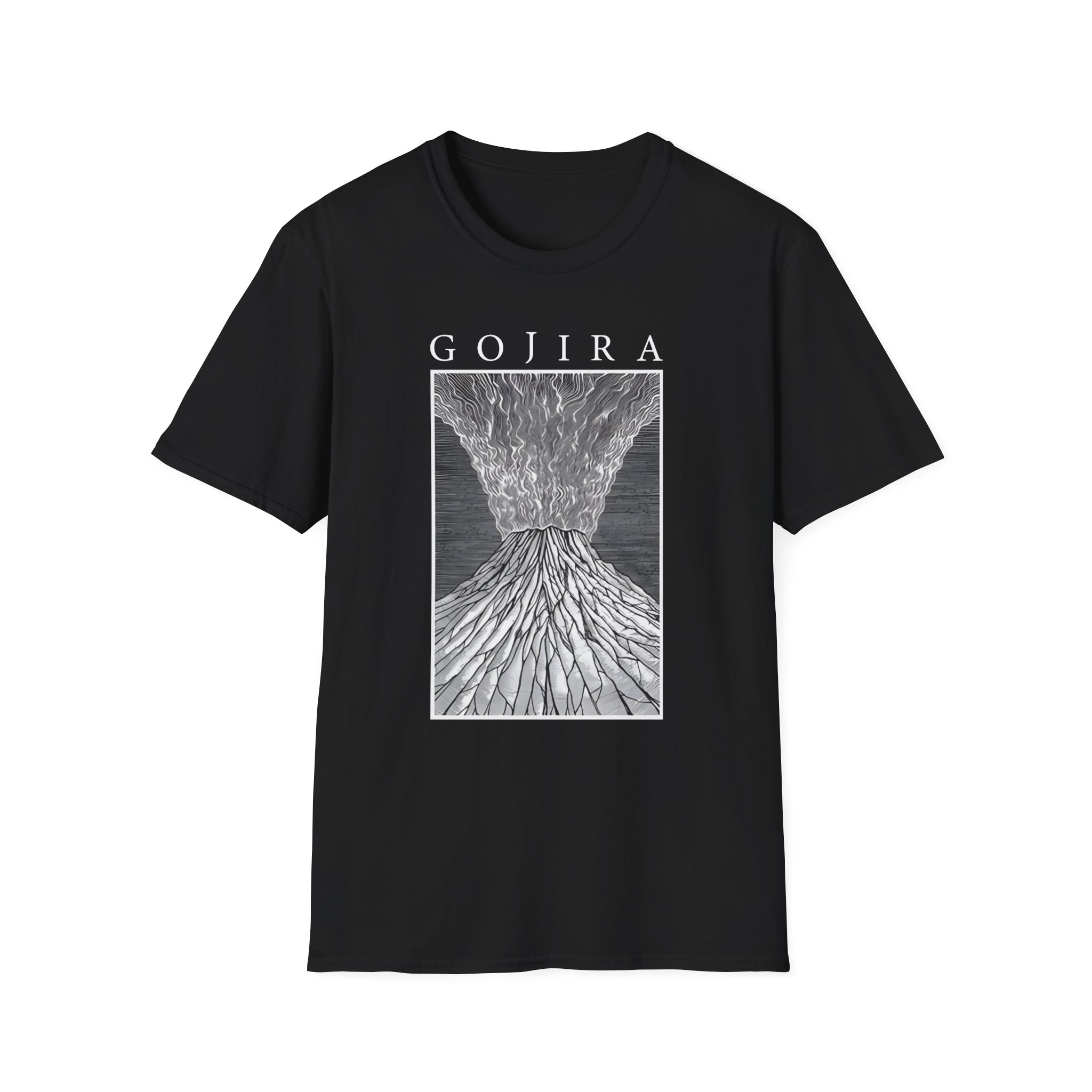 Gojira Magma Sketch Unisex Softstyle T-Shirt