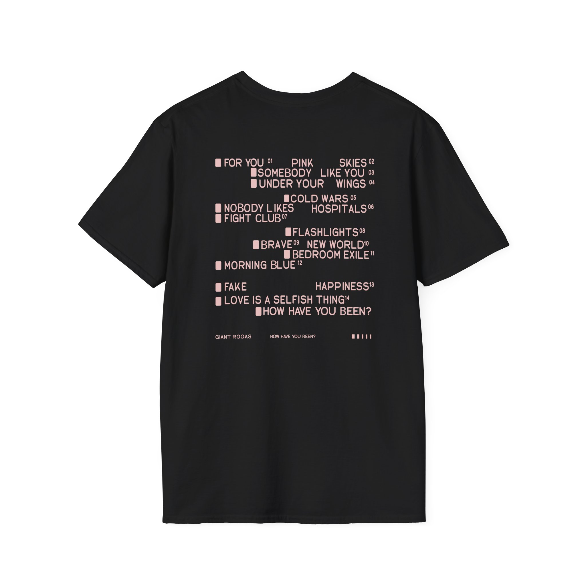 Giant Rooks Tracklisting Unisex Softstyle T-Shirt