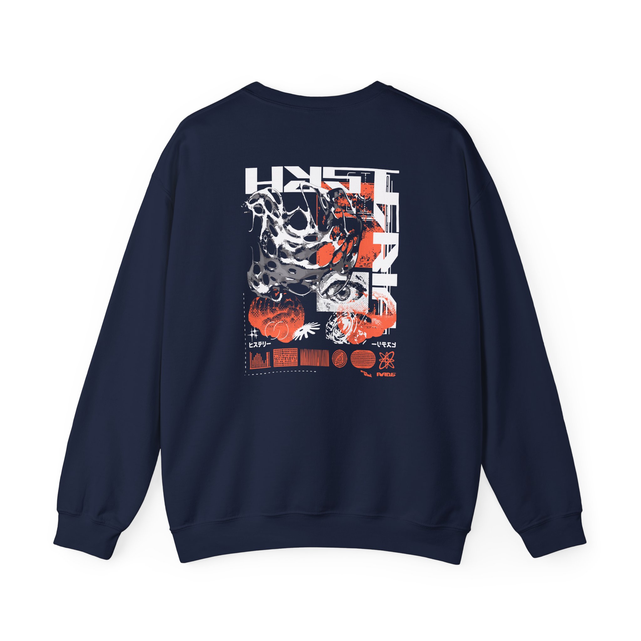 Moist Hysteria Static Unisex Heavy Blendâ„¢ Crewneck Sweatshirt