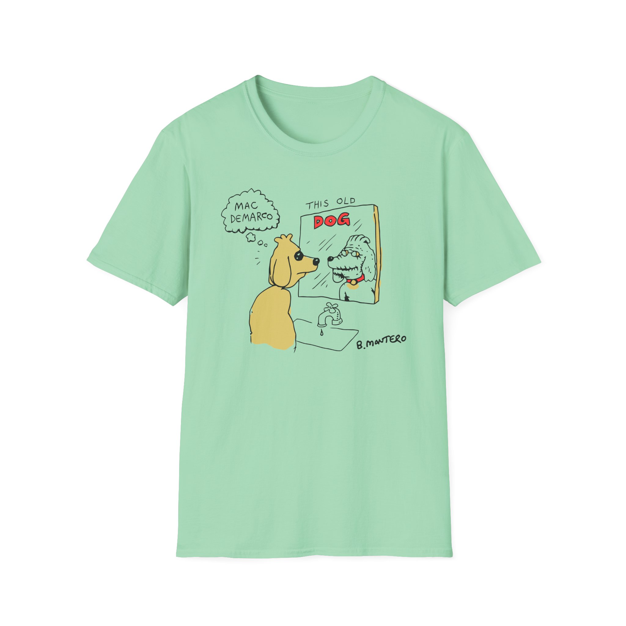 Mac Demarco Dog Mirror Unisex Softstyle T-Shirt