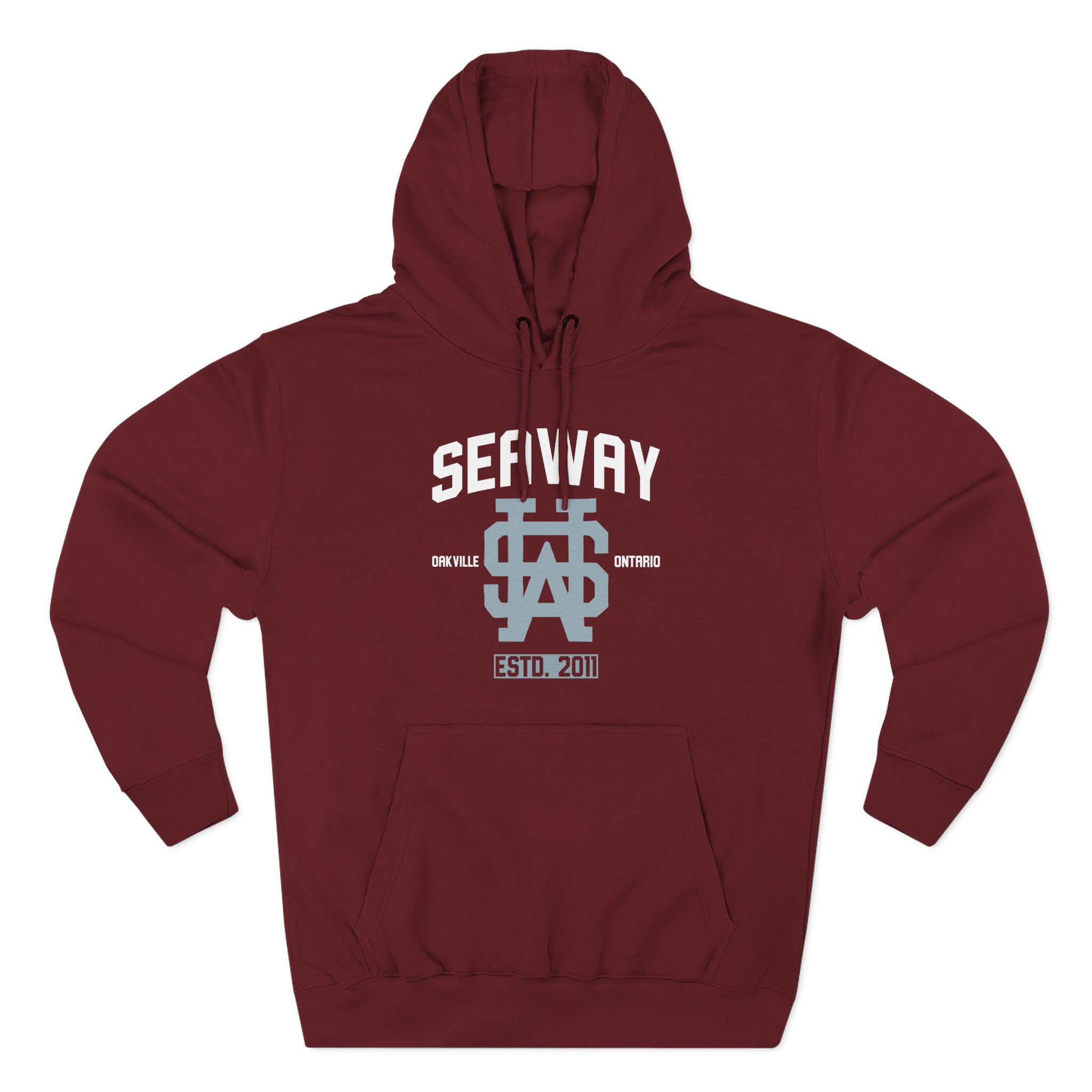 Seaway Monogram Three-Panel Fleece Hoodie