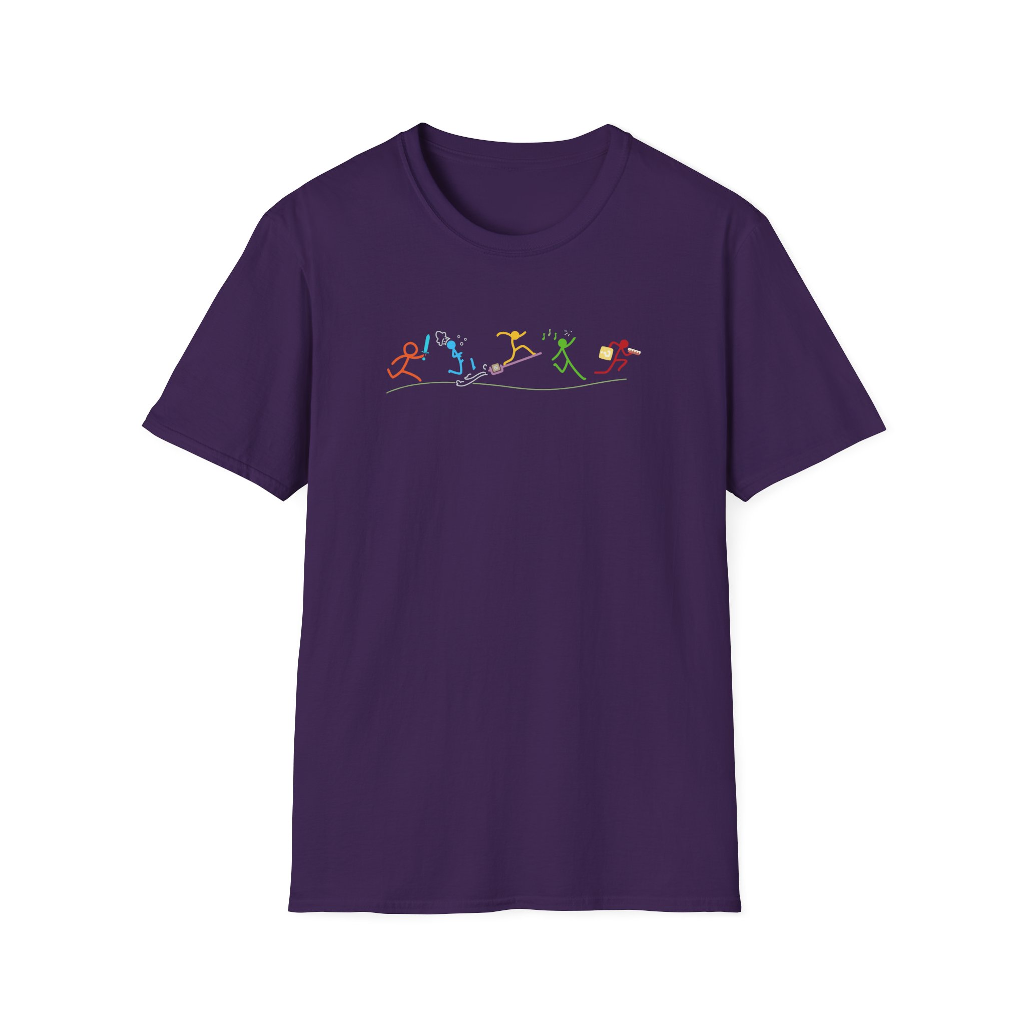 Alan Becker Running Unisex Softstyle T-Shirt