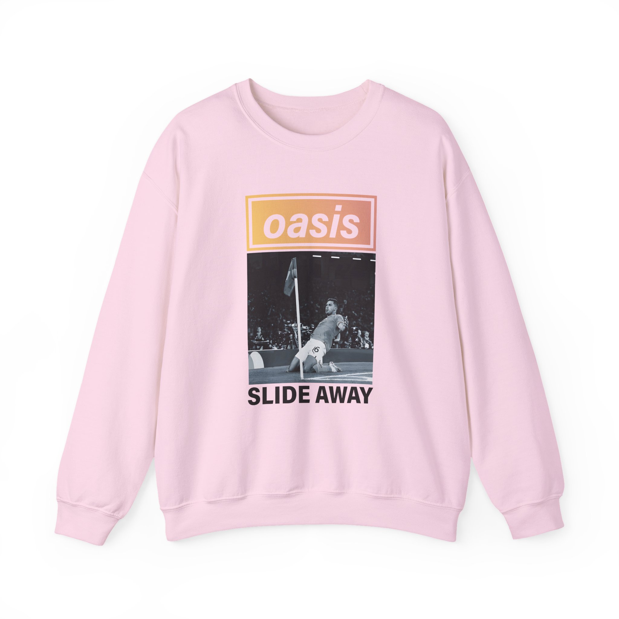 Oasis Man City Slide Away Unisex Heavy Blendâ„¢ Crewneck Sweatshirt