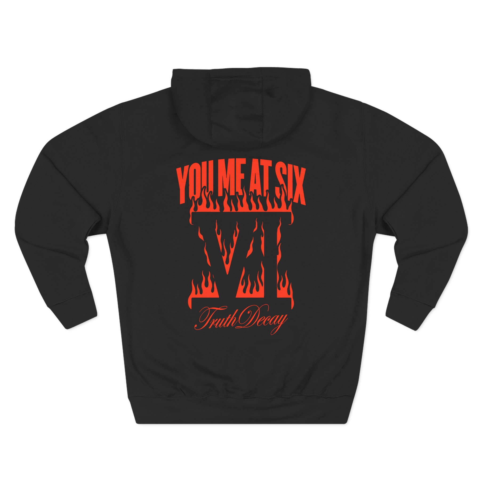 You Me at Six Truth Decay Vi Three-Panel Fleece Hoodie