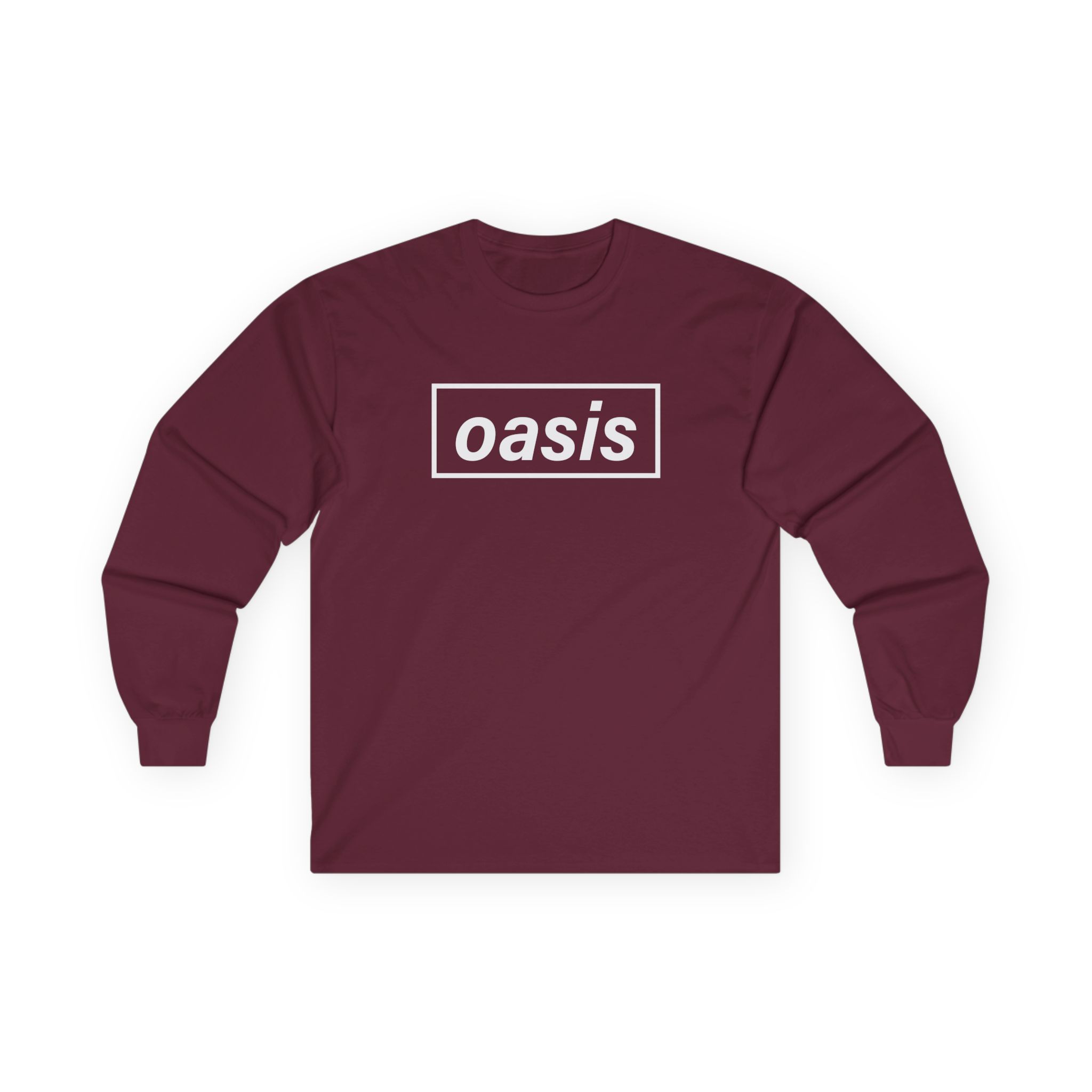 Oasis Decca Logo Unisex Ultra Cotton Long Sleeve Tee