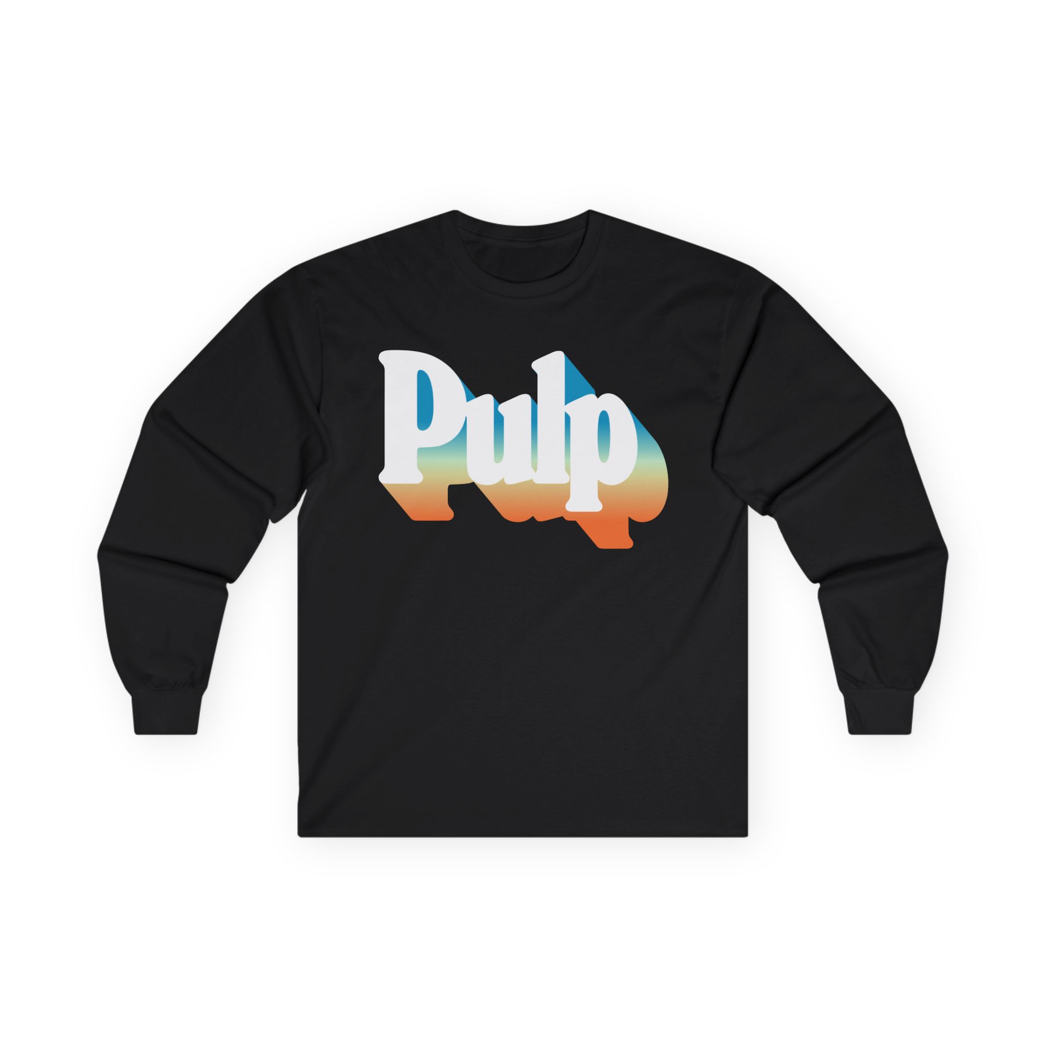 Pulp Gradient Logo Unisex Ultra Cotton Long Sleeve Tee