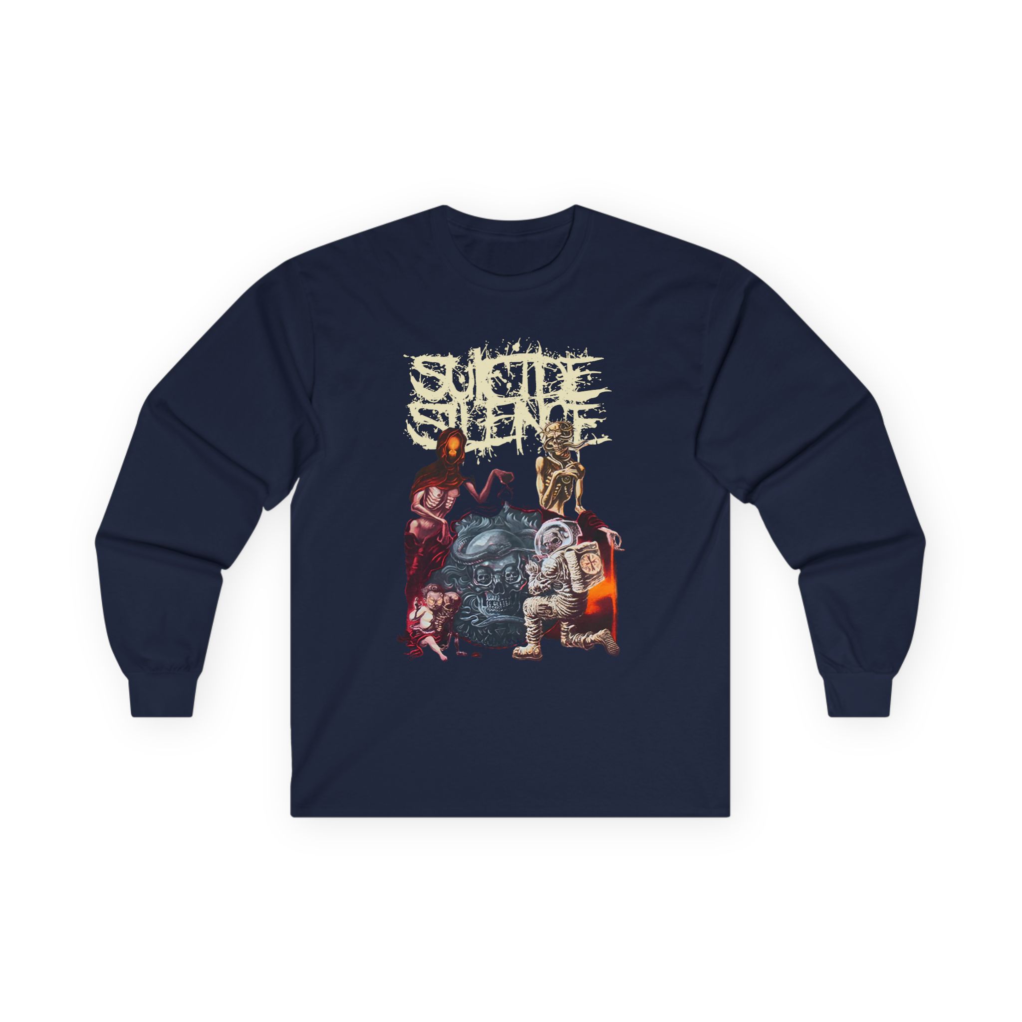 Suicide Silence Rymd Cover Tour 2023 Unisex Ultra Cotton Long Sleeve Tee