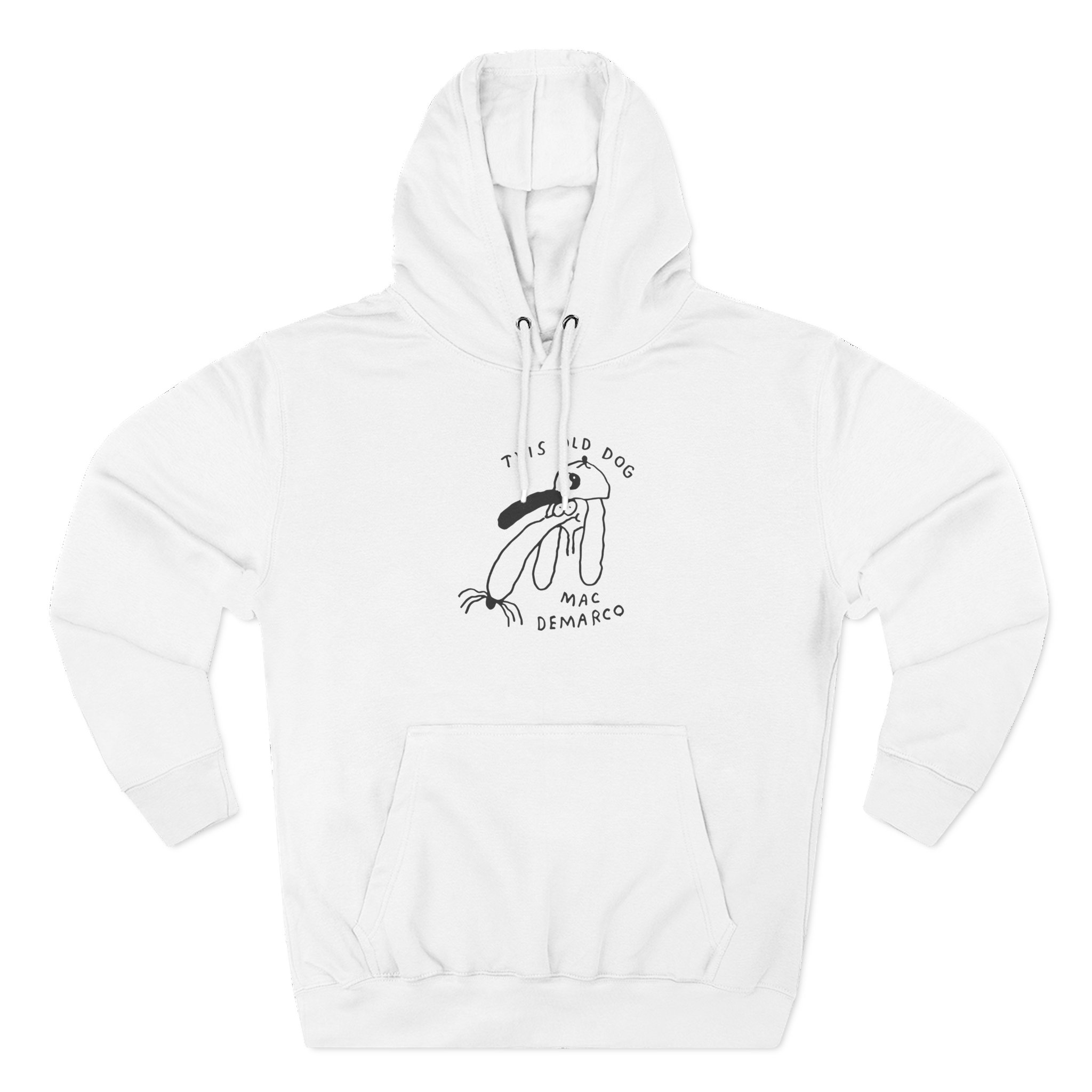 Mac Demarco Dog Doodle Three-Panel Fleece Hoodie