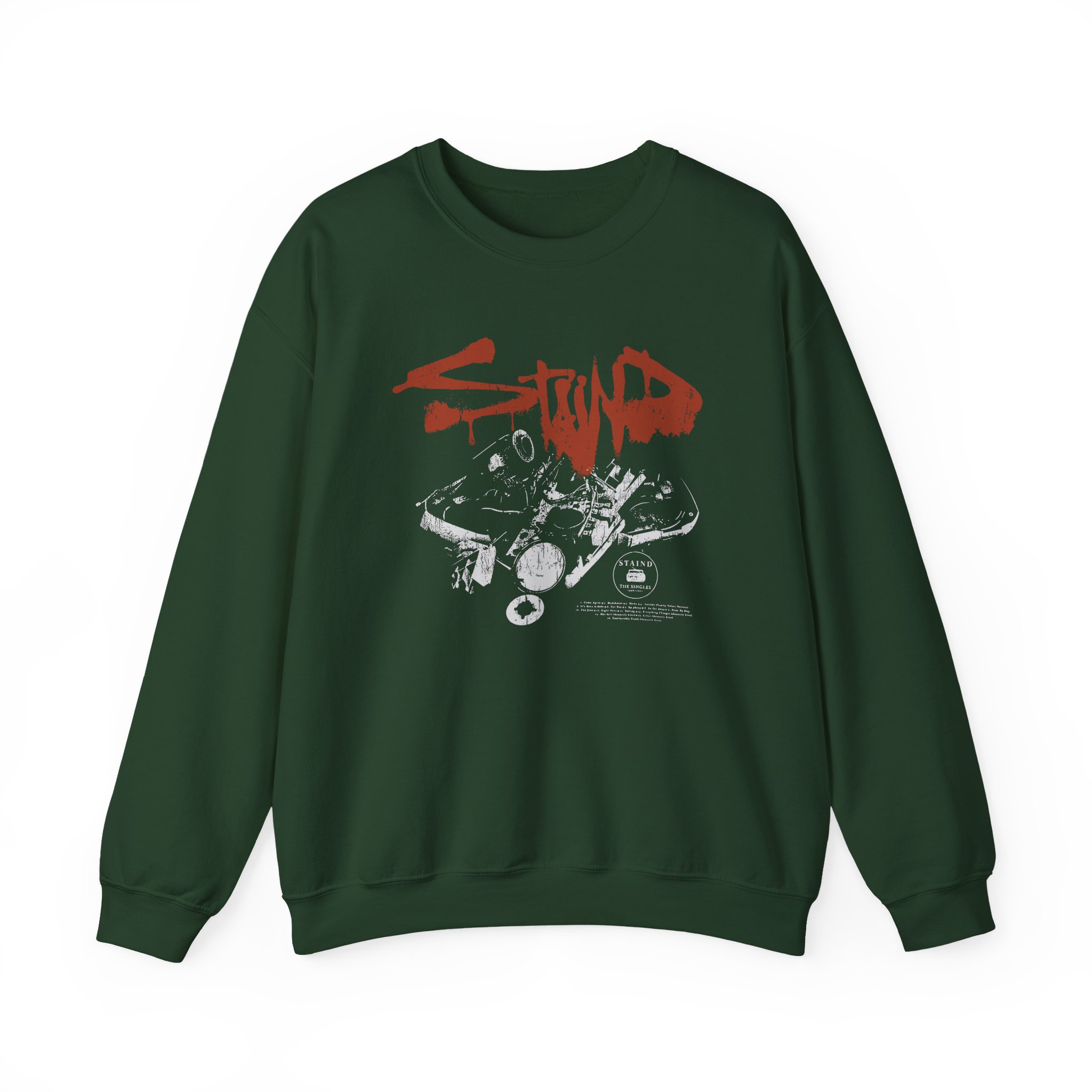 Staind the Singles Unisex Heavy Blendâ„¢ Crewneck Sweatshirt