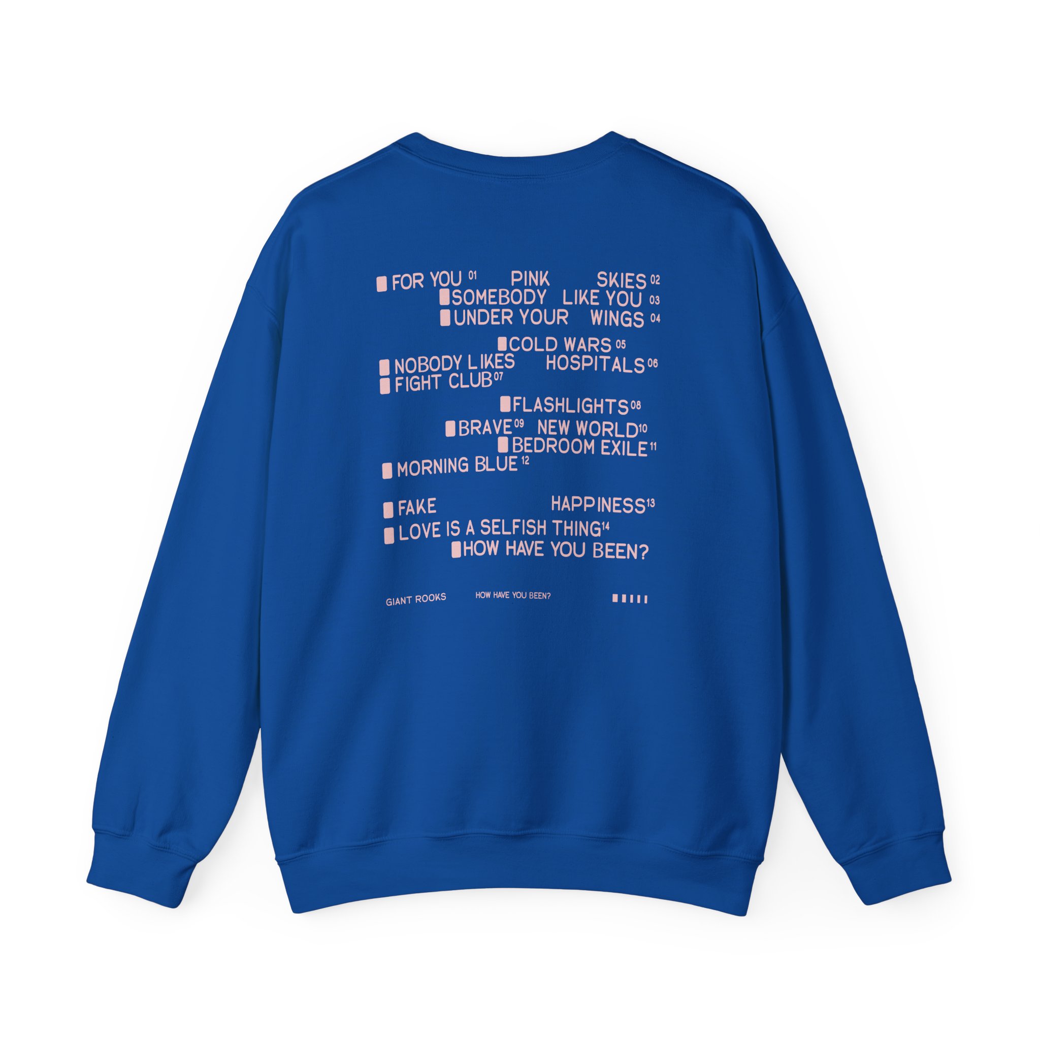 Giant Rooks Tracklisting Unisex Heavy Blendâ„¢ Crewneck Sweatshirt