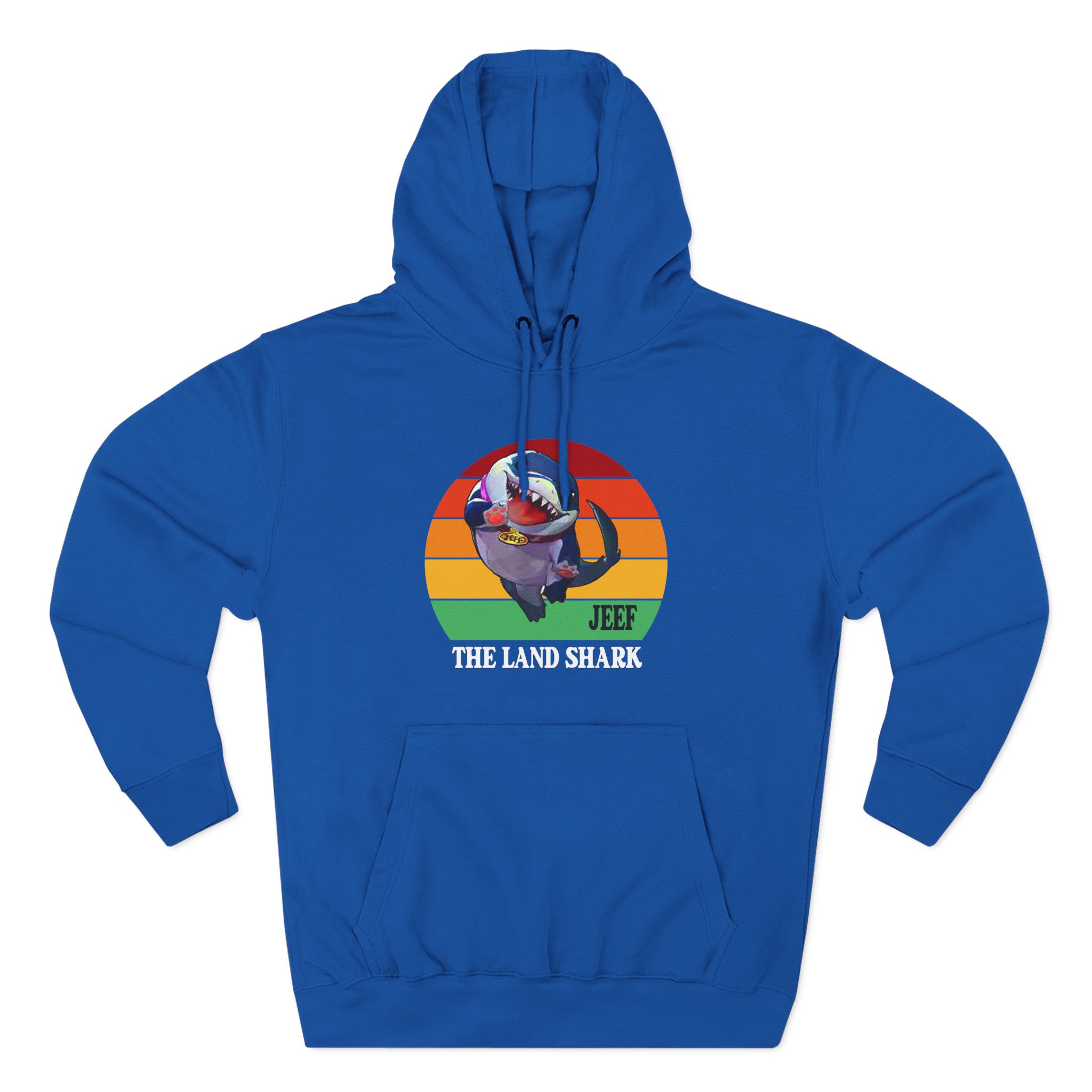 Jeff the Land Shark Three-Panel Fleece Hoodie