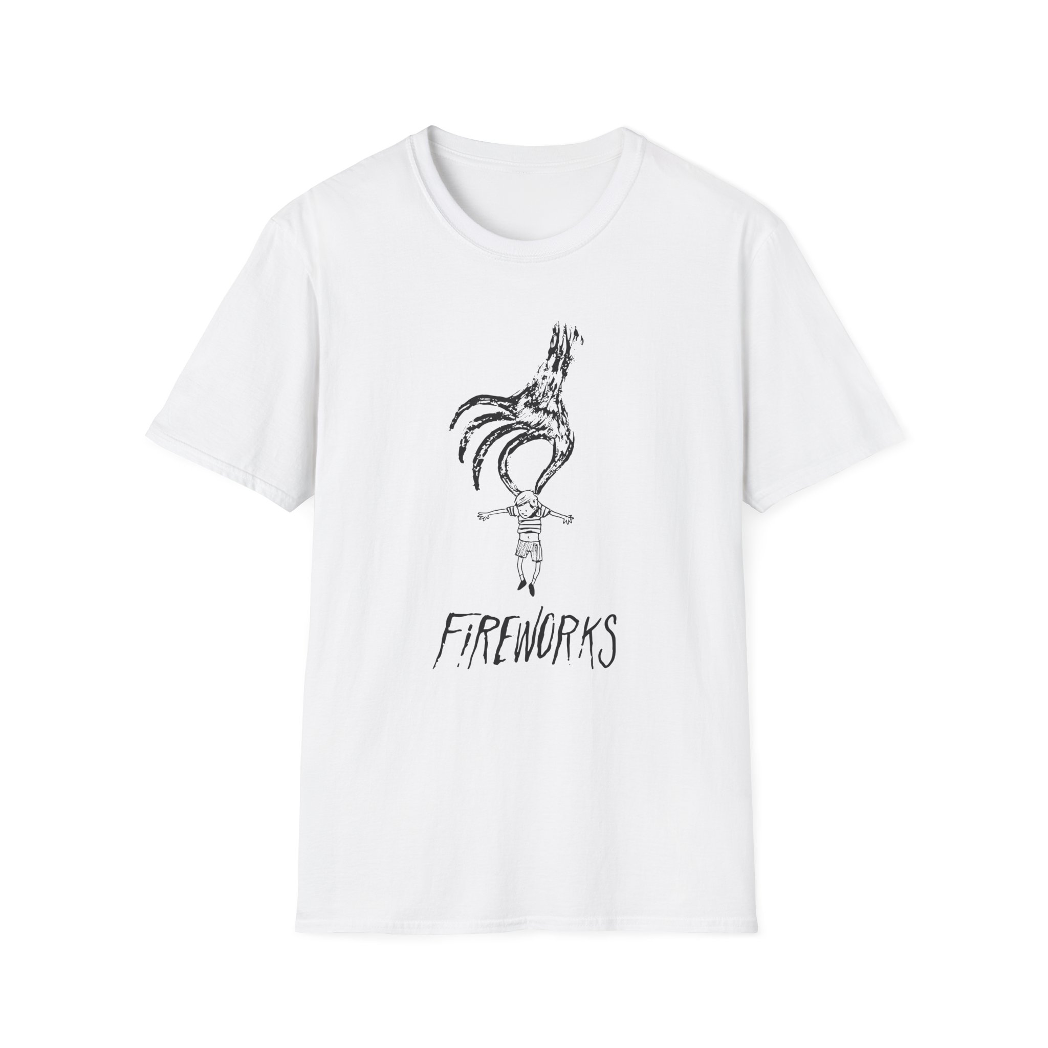 Fireworks Hand Unisex Softstyle T-Shirt