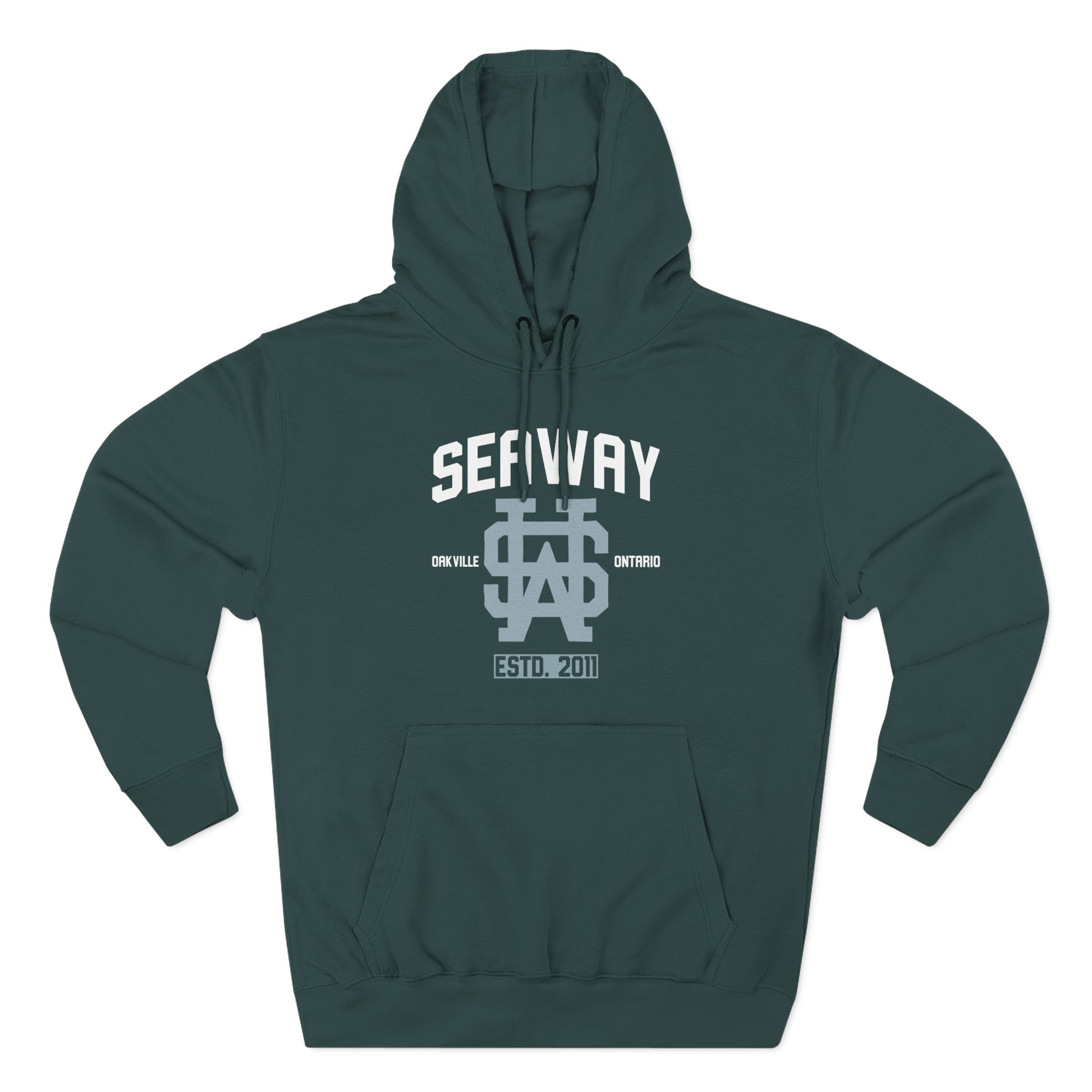 Seaway Monogram Three-Panel Fleece Hoodie