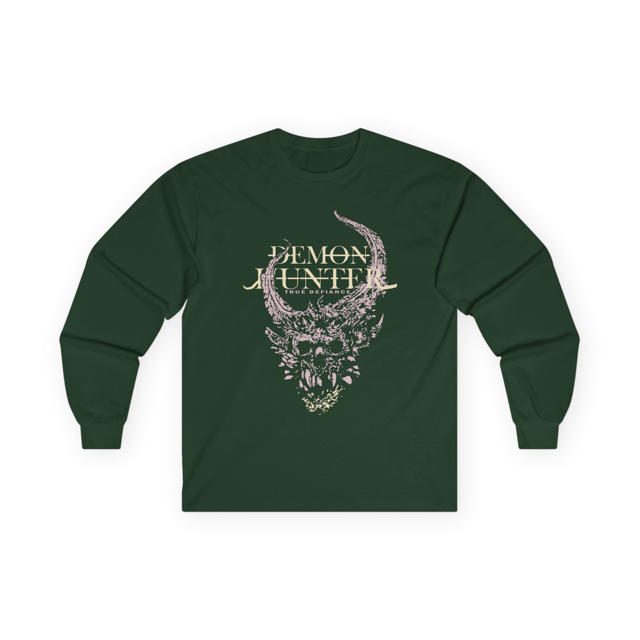 Demon Hunter Skull Unisex Ultra Cotton Long Sleeve Tee