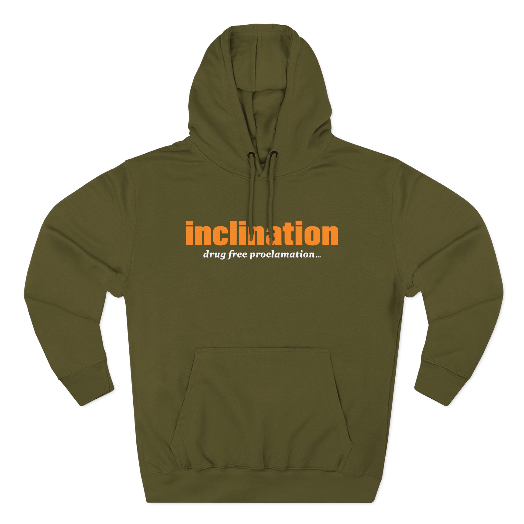 Inclination Drug Free Three-Panel Fleece Hoodie