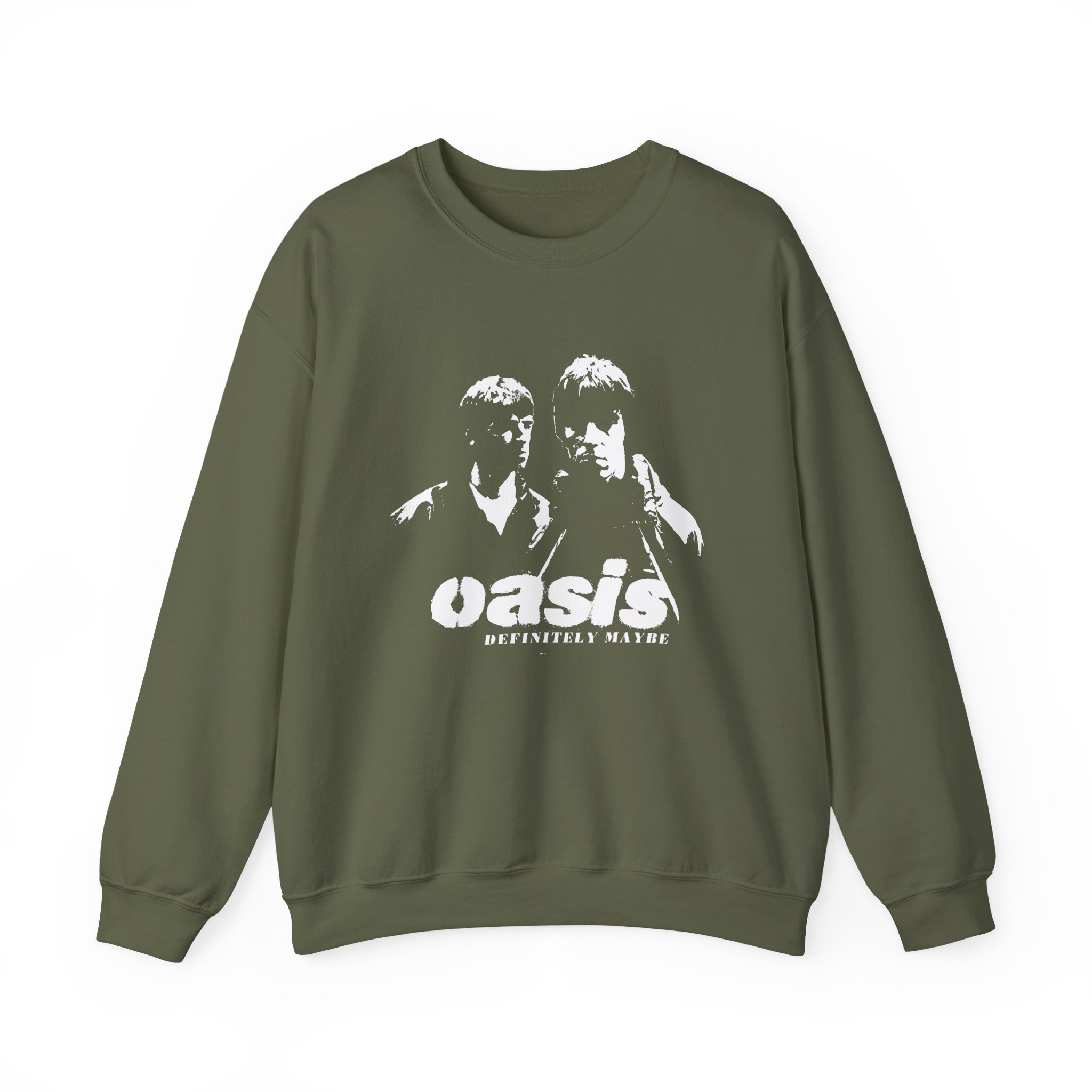 Oasis Photo Stencil Unisex Heavy Blendâ„¢ Crewneck Sweatshirt